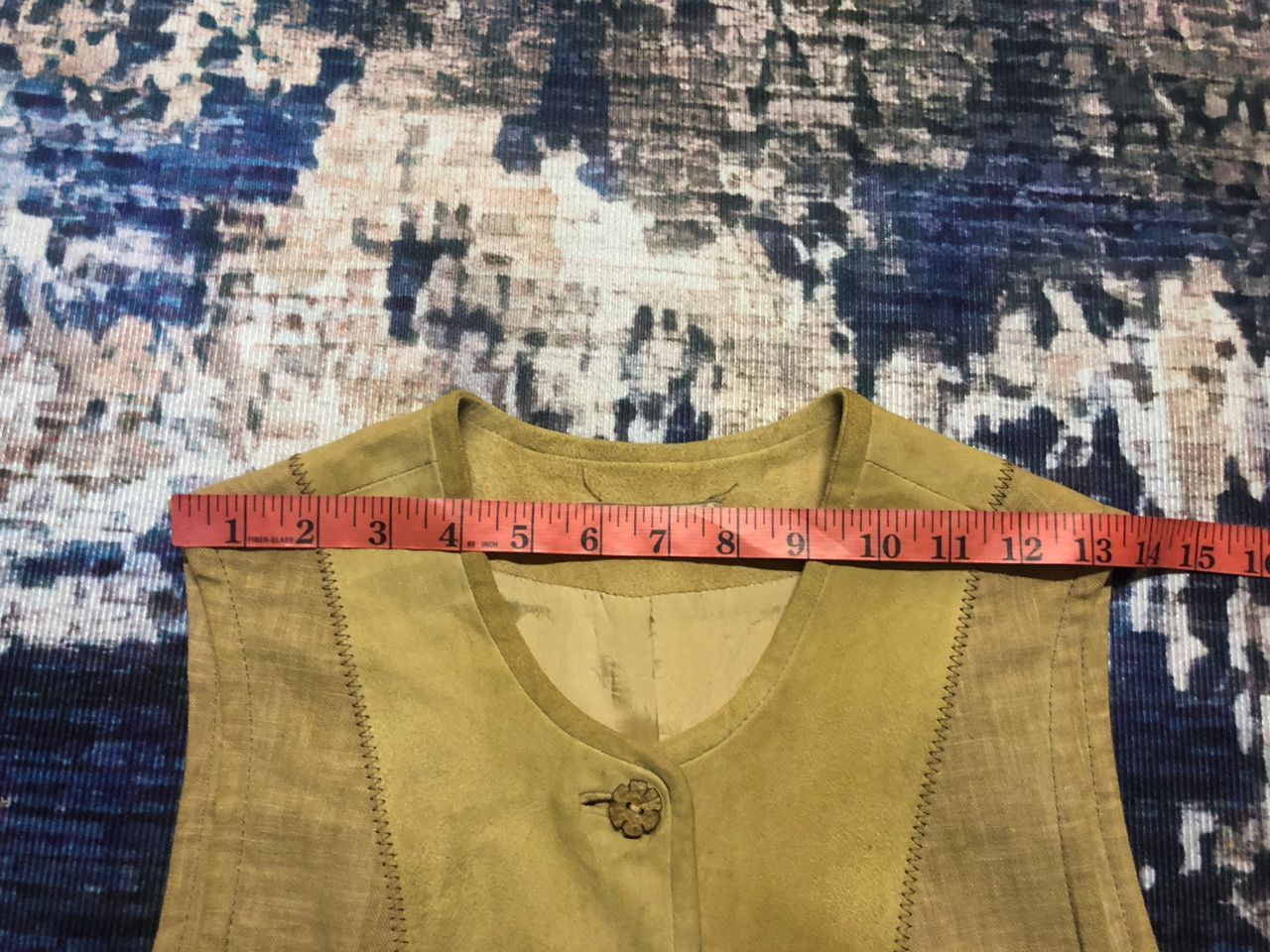 Vintage Vintage W.Knife Leather Patchwork Sleeveless Mini Dress Size XS / US 0-2 / IT 36-38 - 17 Thumbnail