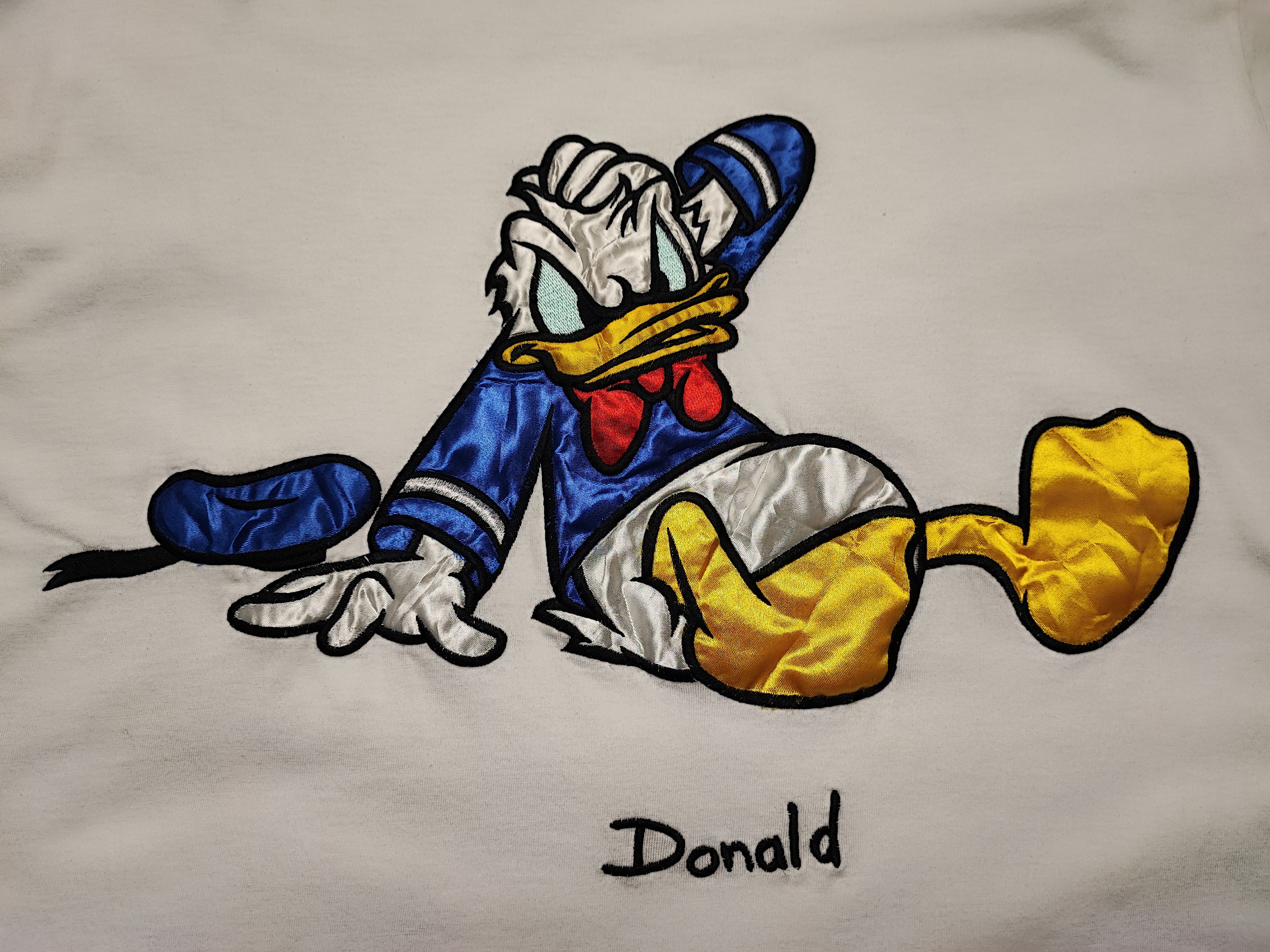 Disney 90s Vintage Tokyo Disneyland Donald Duck Single Stitch Size US L / EU 52-54 / 3 - 6 Thumbnail