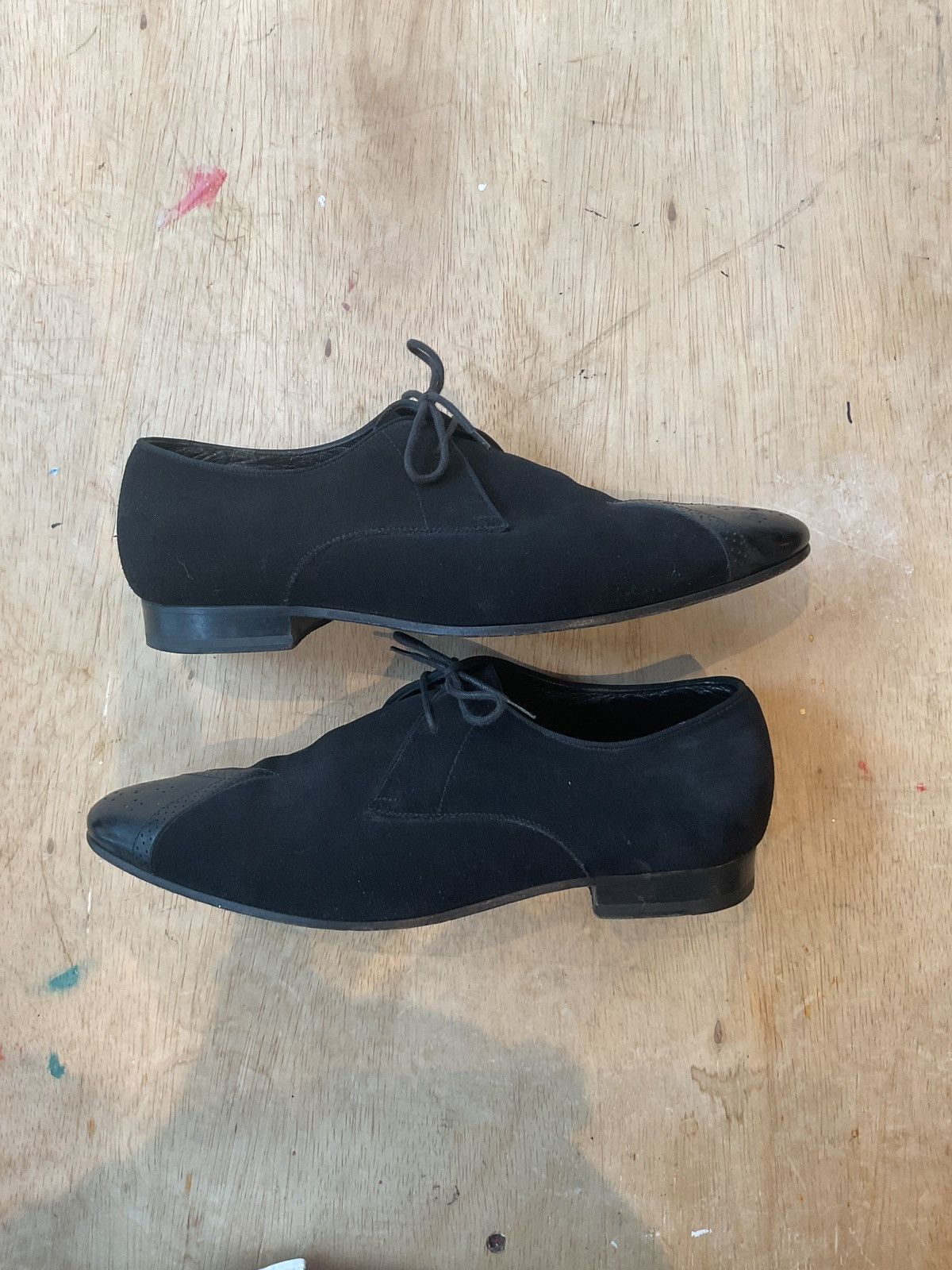Saint Laurent Paris Saint Laurent Suede/Leather Shoe Size US 7.5 / EU 40-41 - 4 Thumbnail
