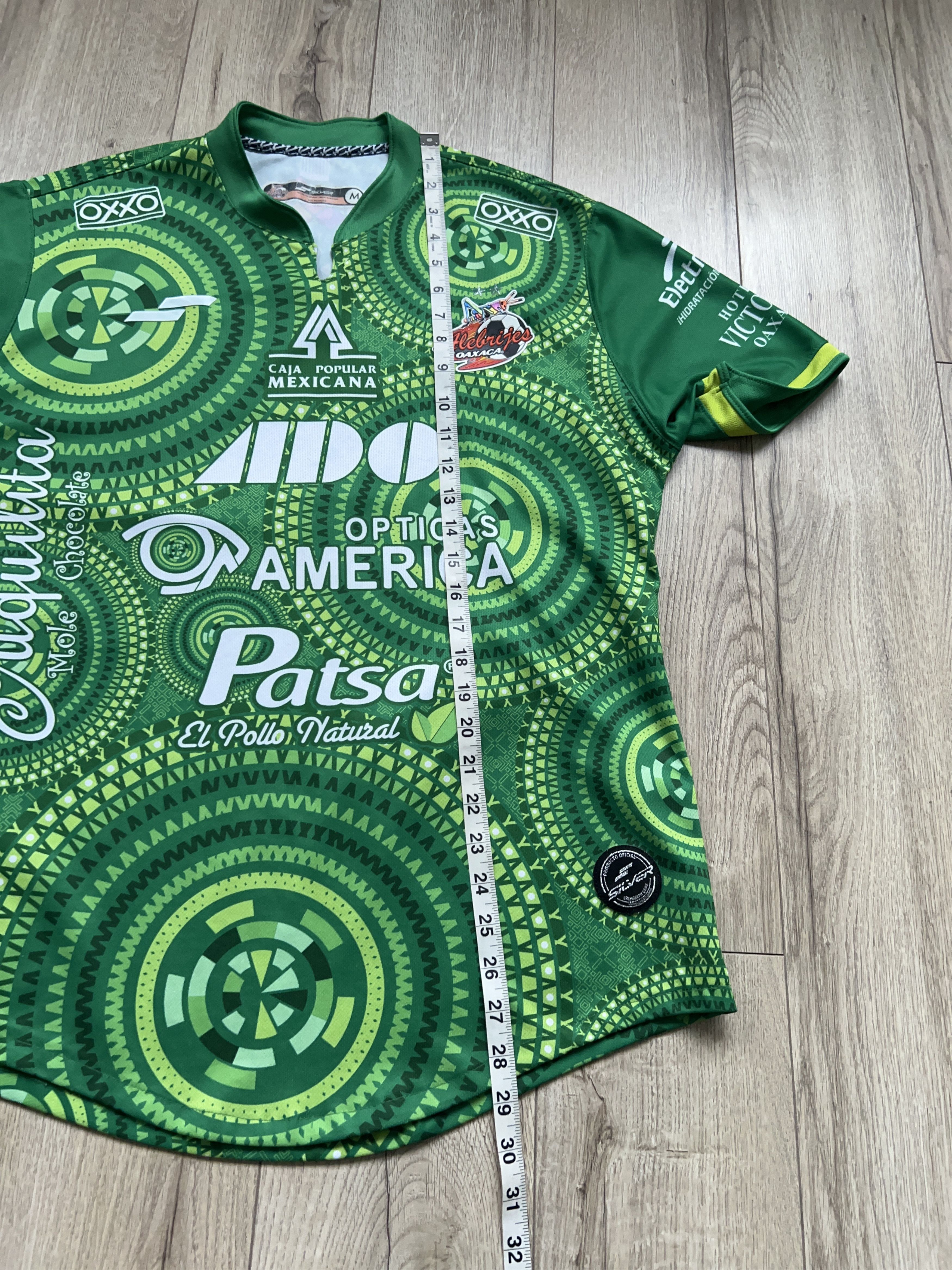 Other Silver Sport Alebrijes De Oaxaca Green Football Shirt Size M Size US M / EU 48-50 / 2 - 7 Thumbnail
