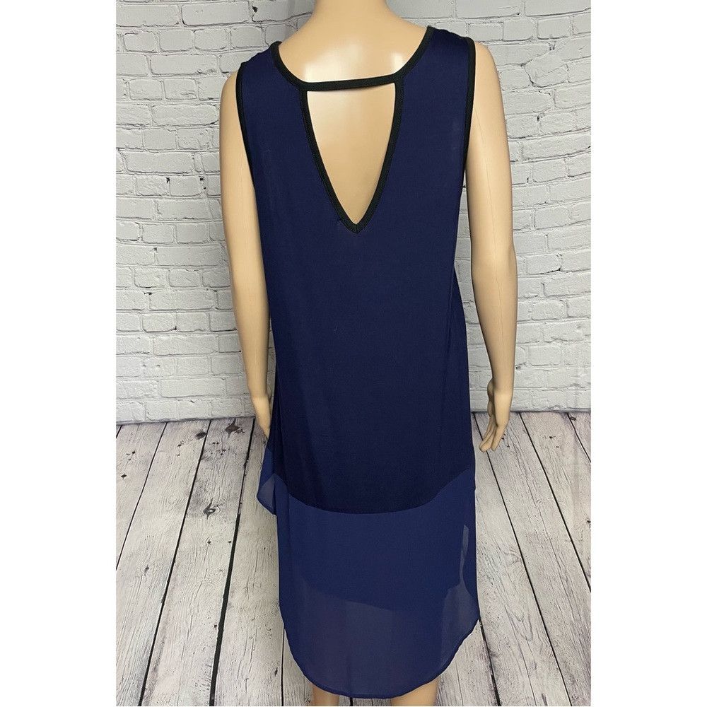 Other Avec Hi Low Blue Rayon Sleeveless Top Tunic Size M Size M / US 6-8 / IT 42-44 - 4 Thumbnail