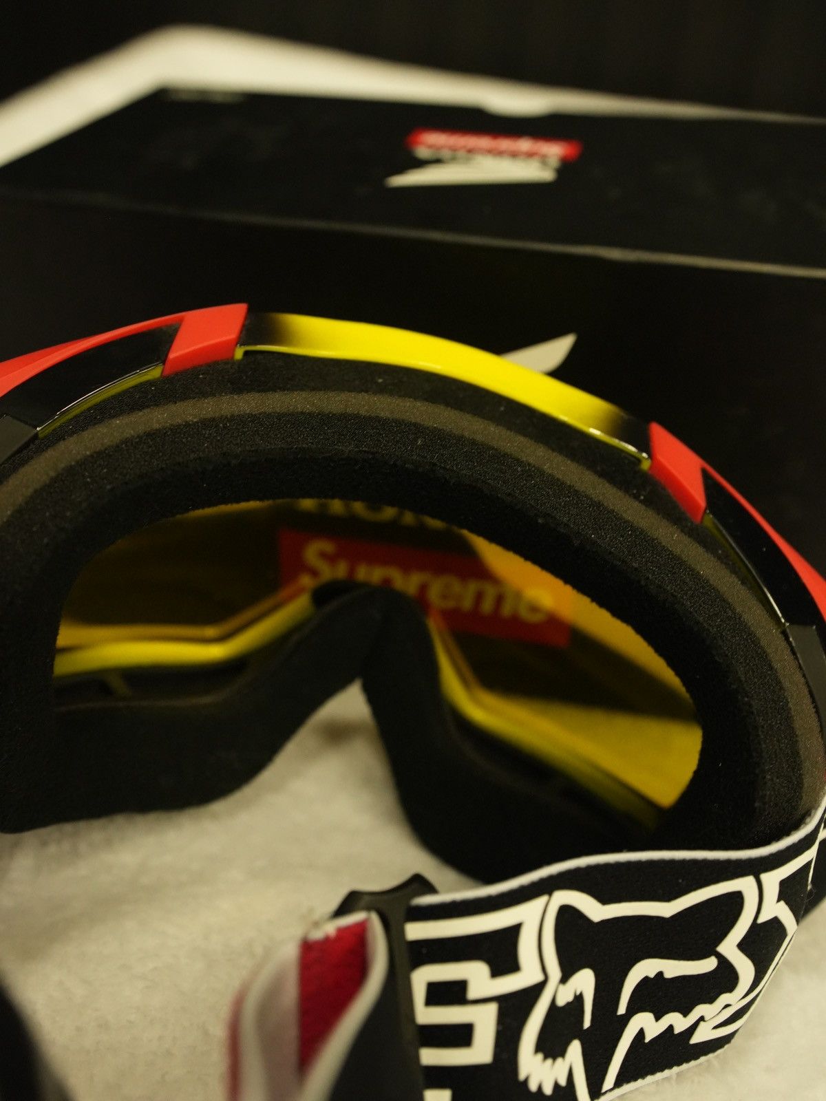 Honda × Supreme Supreme Honda Fox Racing Vue Goggles Size ONE SIZE - 6 Thumbnail