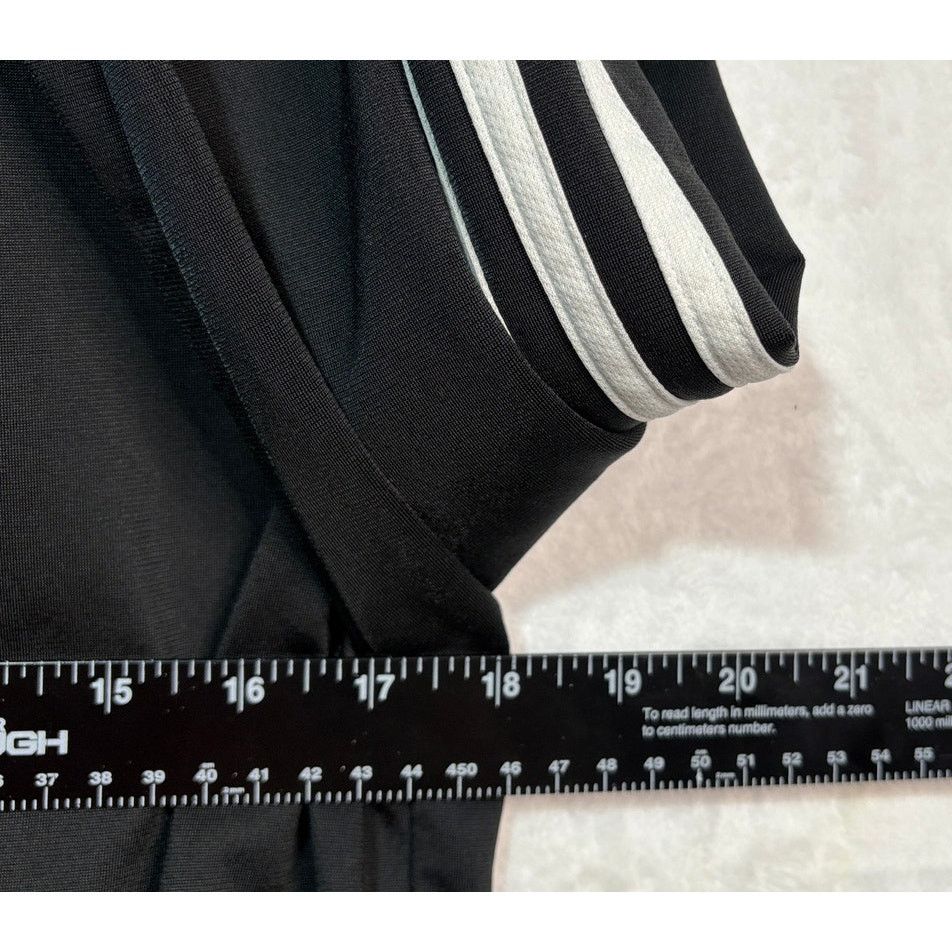 Adidas Size S | ADIDAS Men's Blck 3-Stripe Jersey Knit Track Jacket Size US S / EU 44-46 / 1 - 7 Thumbnail