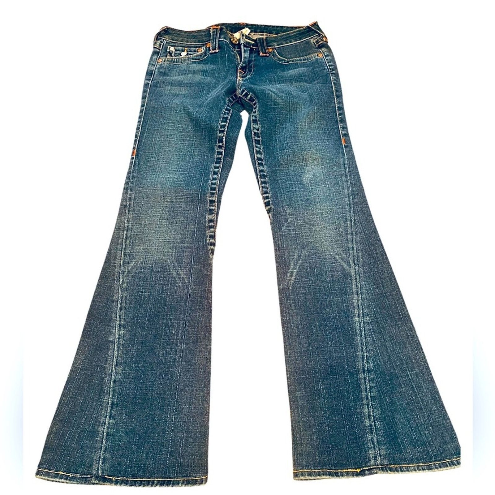 True Religion True Religion Y2K 503 dark wash blue jeans, size 28 Size 28" / US 6 / IT 42 - 1 Thumbnail