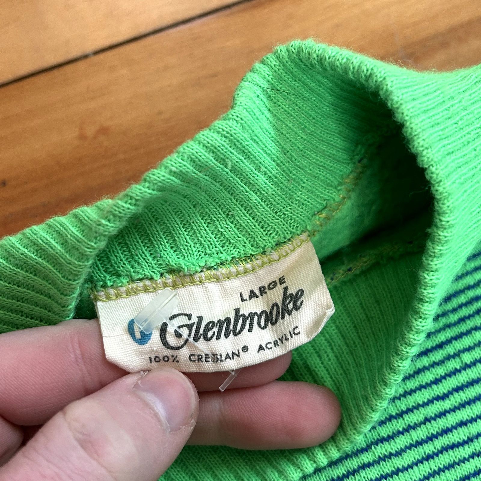 Vintage True Vintage 60s Sweater Glenbrooke Acryclic Large Size US L / EU 52-54 / 3 - 4 Thumbnail