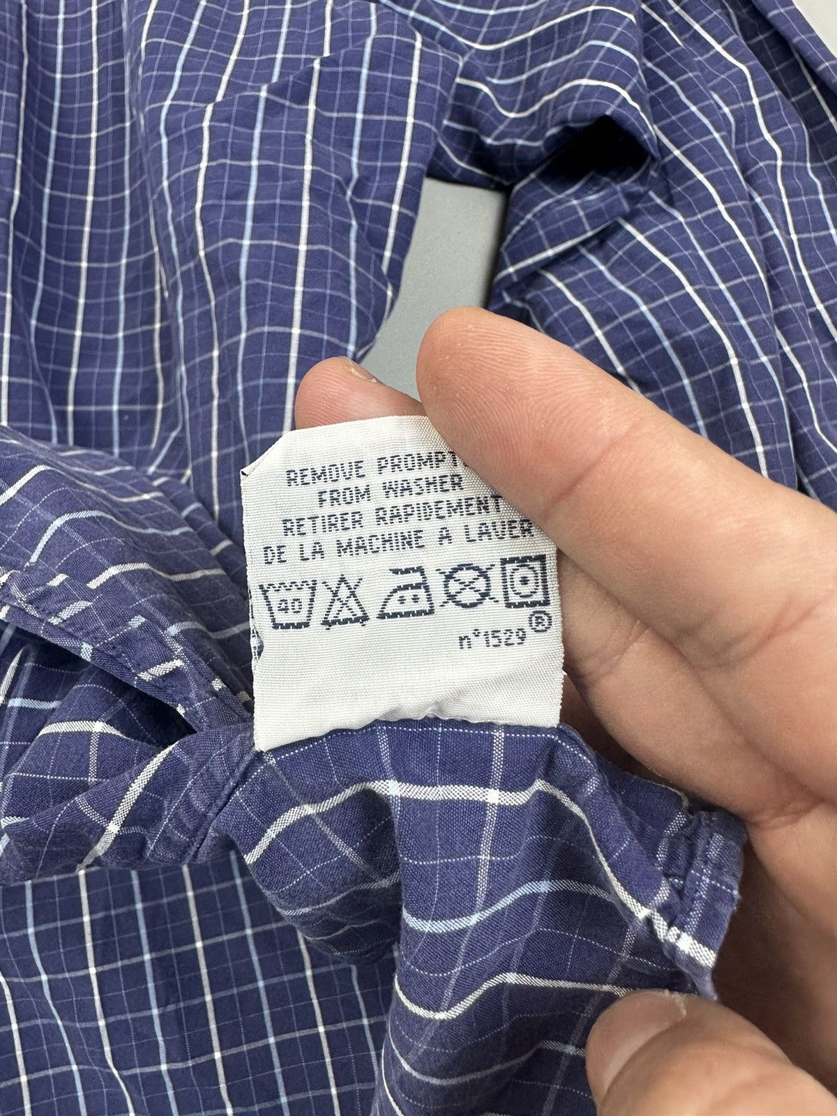 Polo Ralph Lauren Check blue button shirt Polo Ralph Lauren Size US L / EU 52-54 / 3 - 5 Thumbnail