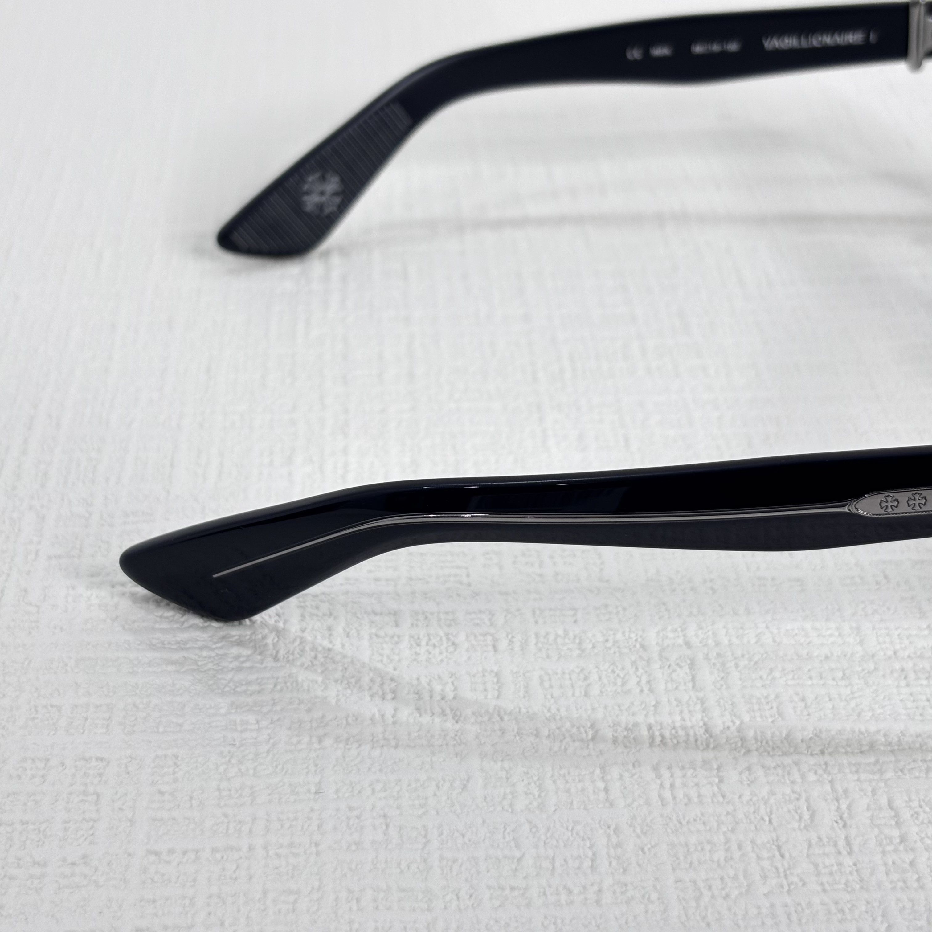 Chrome Hearts CHROME HEARTS VAGILLIONAIRE I MATTE BLACK EYEGLASSES Size ONE SIZE - 6 Thumbnail