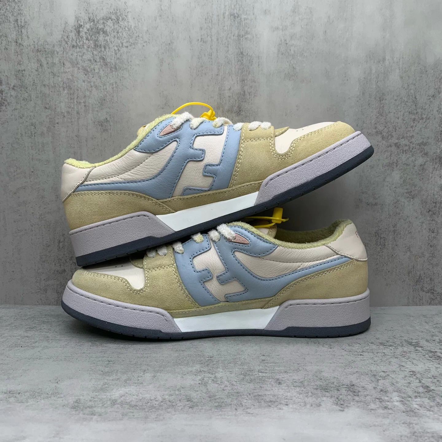 Fendi Fendi Match Yellow Sneakers 42 99 New Size US 9 / EU 42 - 3 Thumbnail