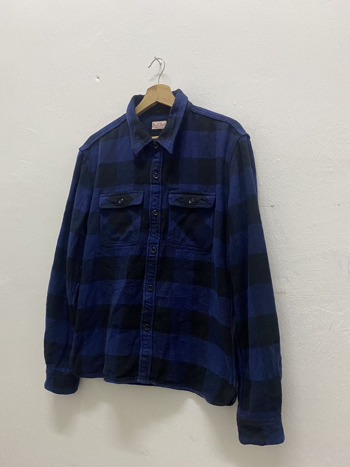 Japanese Brand × The Flat Head The flat head block check work flannel Size US M / EU 48-50 / 2 - 2 Thumbnail