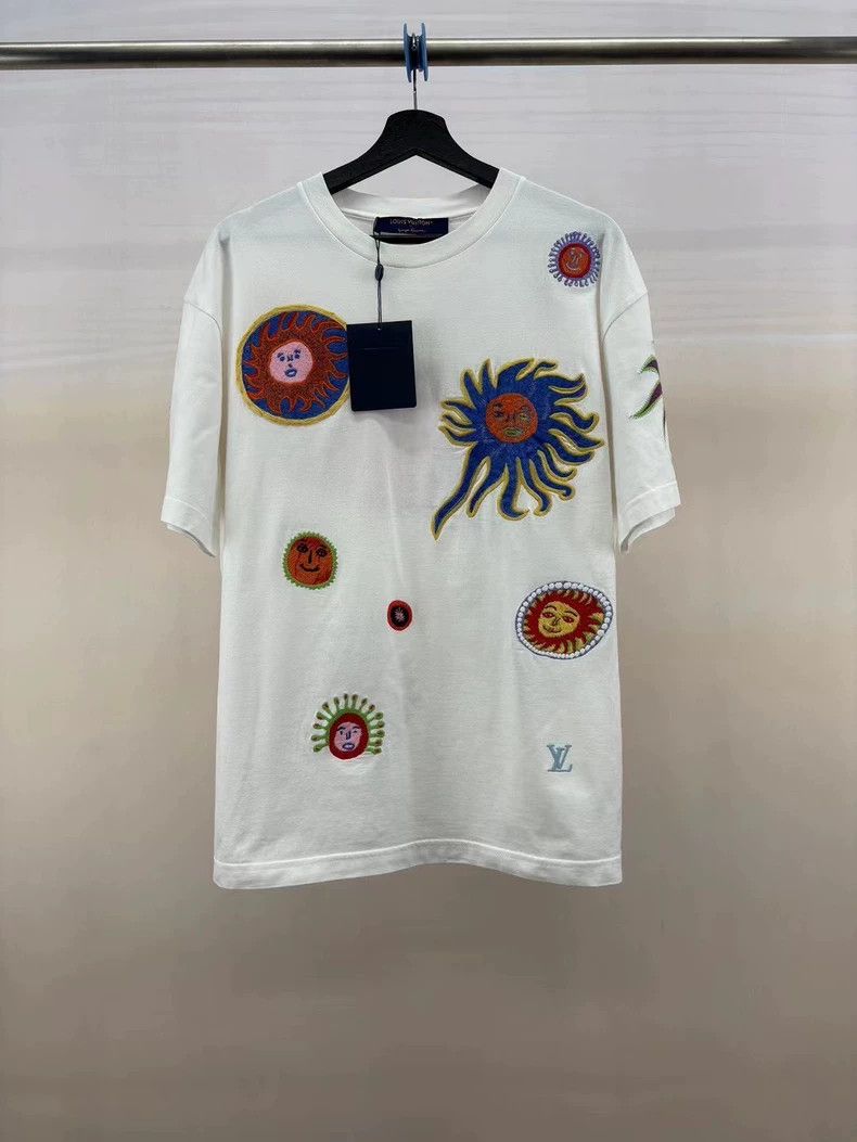 Louis Vuitton LOUIS VUITTON Kusama Sunflower Series Short Sleeve 2504-Nex Size US M / EU 48-50 / 2 - 1 Thumbnail