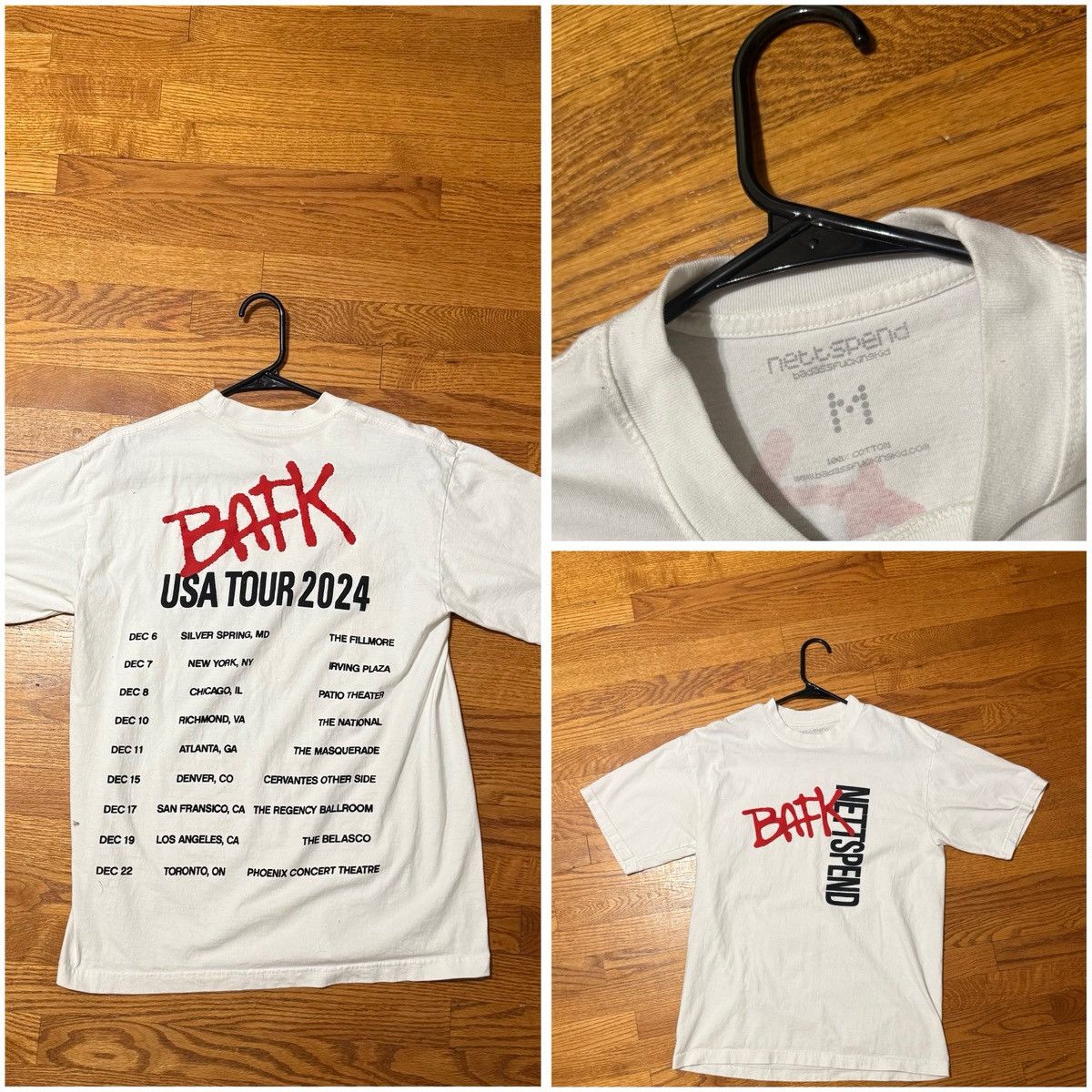 Japanese Brand NETTSPEND- tour merch ( mens m) (fits oversized 