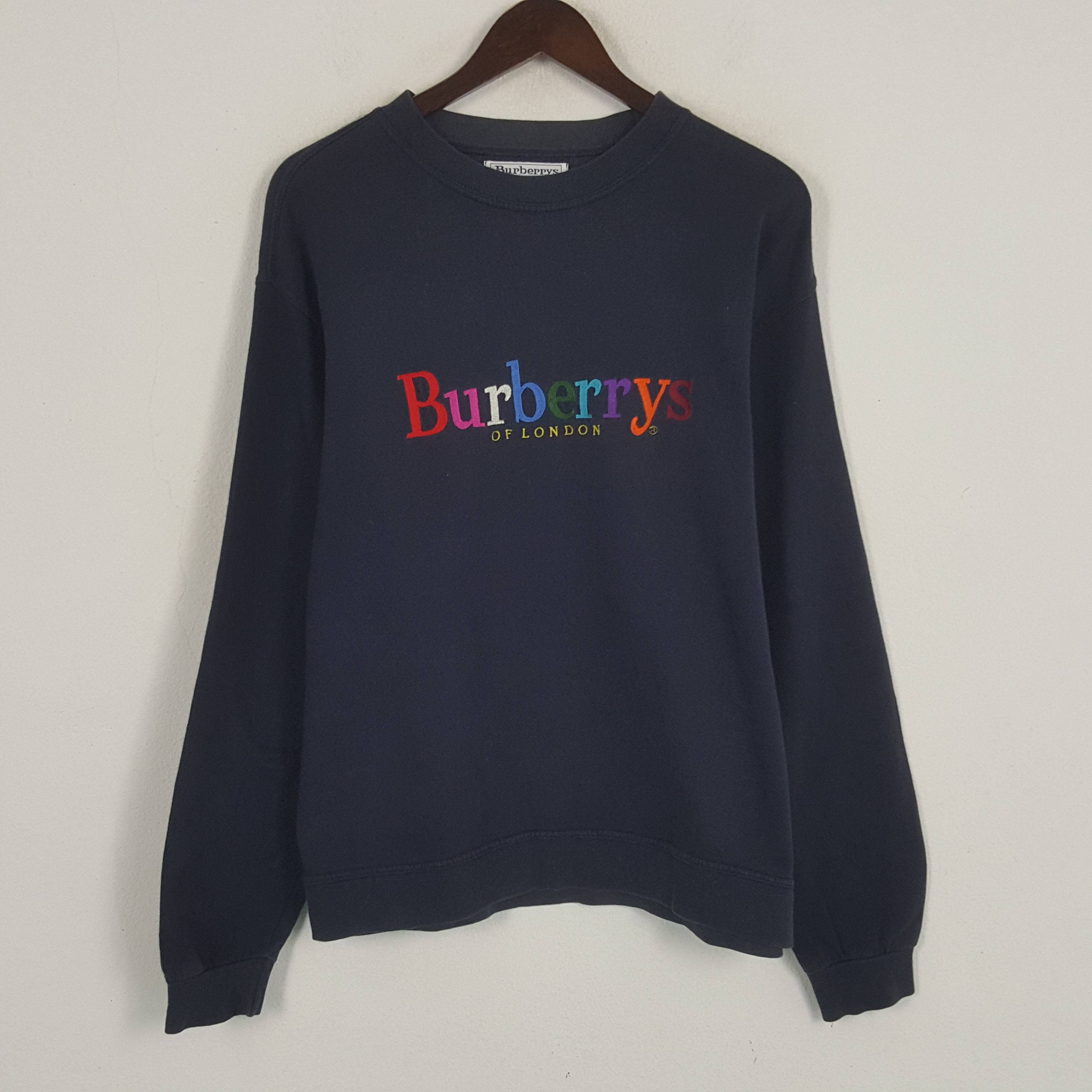 【Burberrys】1990s Logo Embroidery Sweat Burberry × Vintage Vintage 90s Burberrys Sweatshirt
