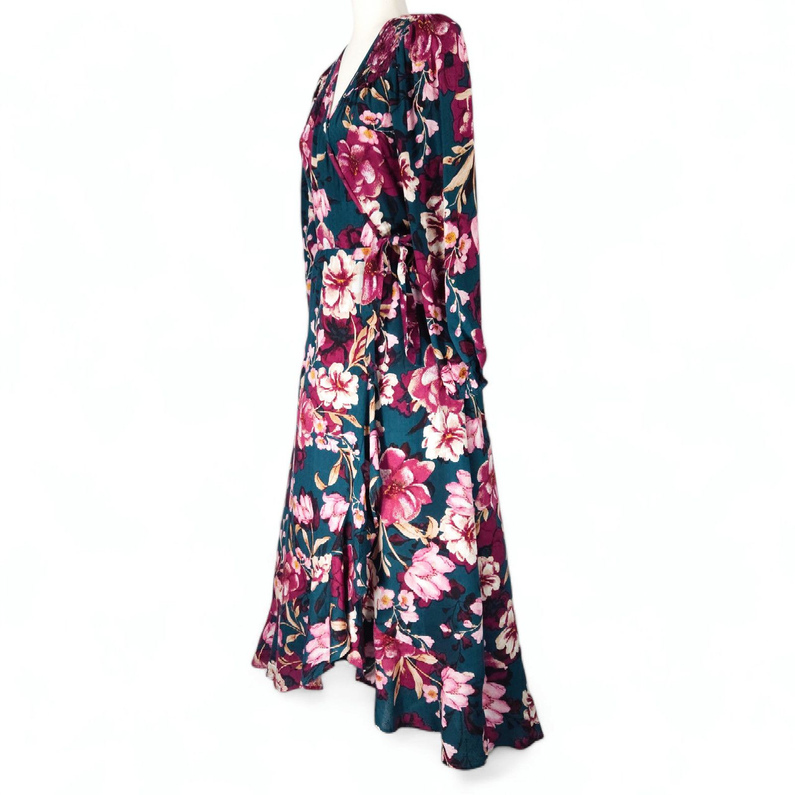 Other NWT Band of the Free Floral Wrap Maxi Dress M [8-10] Boho Size M / US 6-8 / IT 42-44 - 1 Thumbnail