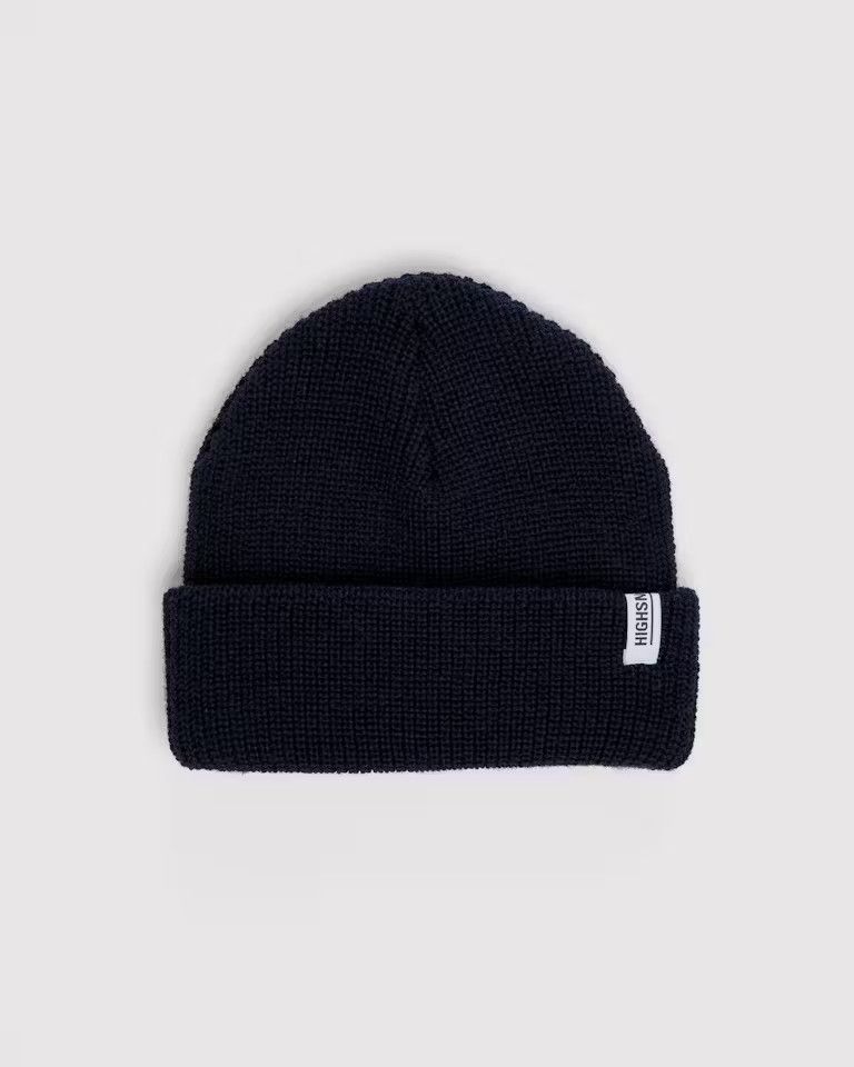 Highsnobiety HS Staples Beanie Navy Size ONE SIZE - 2 Thumbnail
