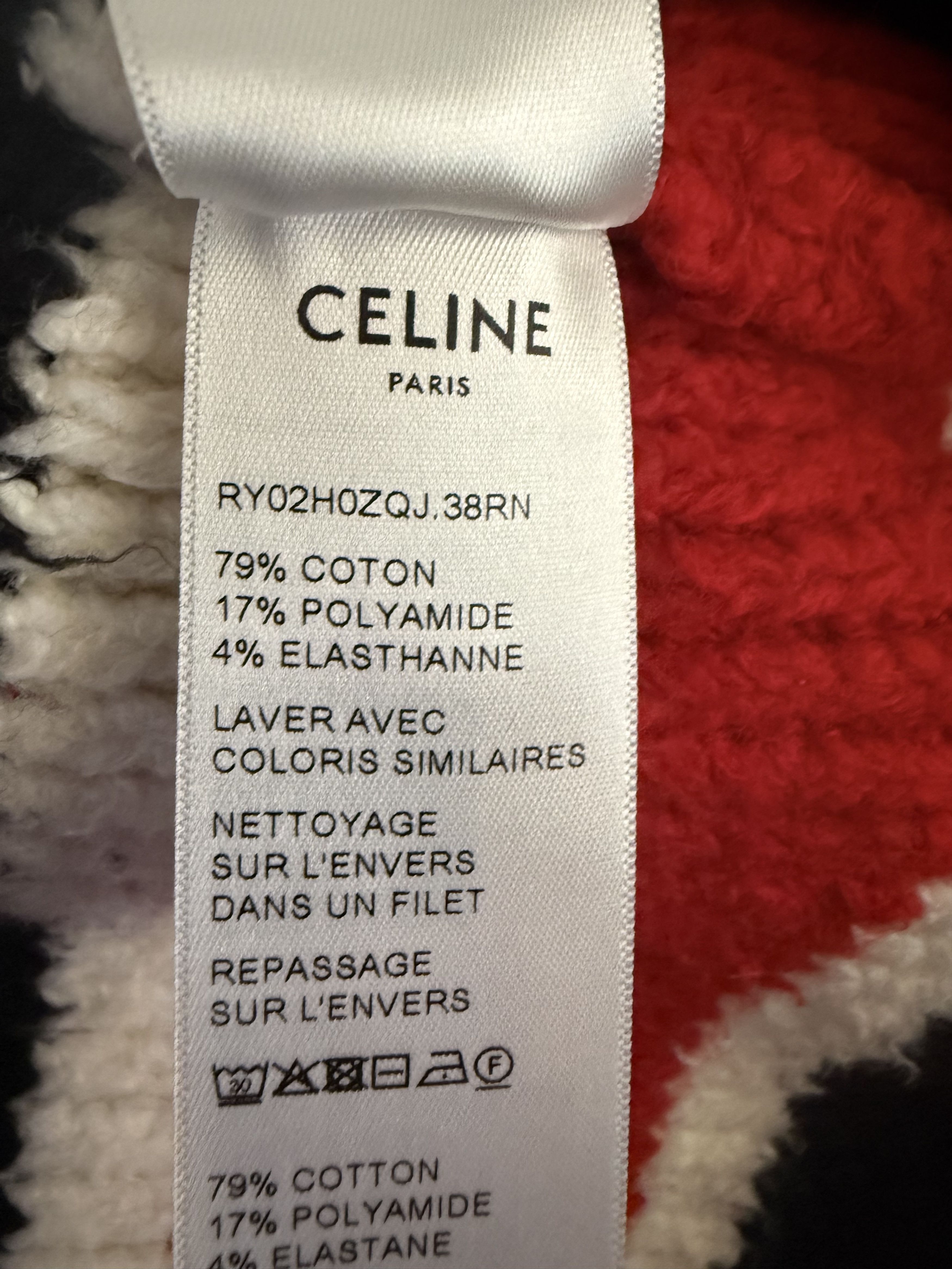 Celine Celine Aw21 Striped Bouclé Knit Size US L / EU 52-54 / 3 - 18 Thumbnail