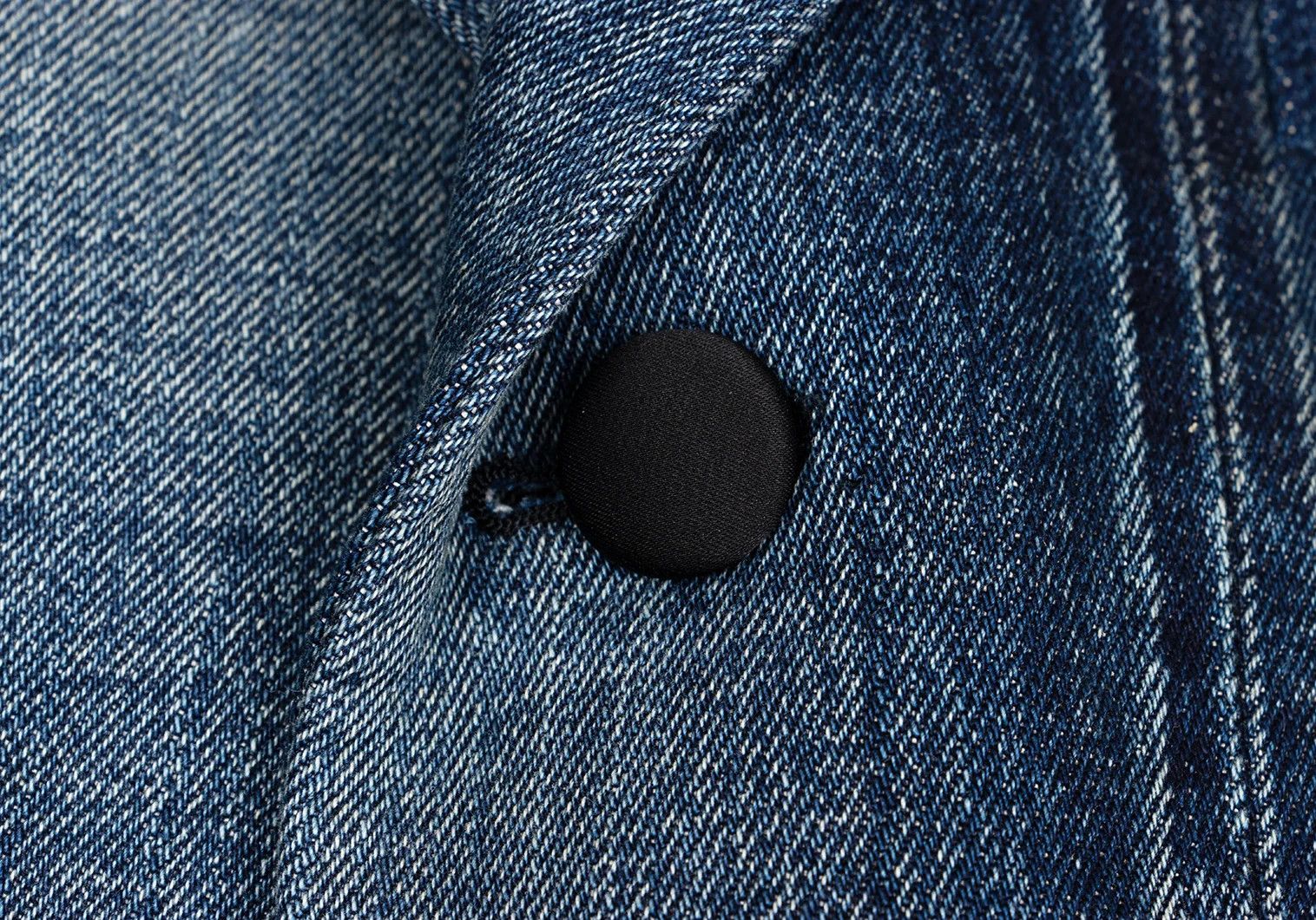 Junya Watanabe Mesh-lined Denim Tailored Jacket in Indigo, Size S Size US S / EU 44-46 / 1 - 5 Thumbnail