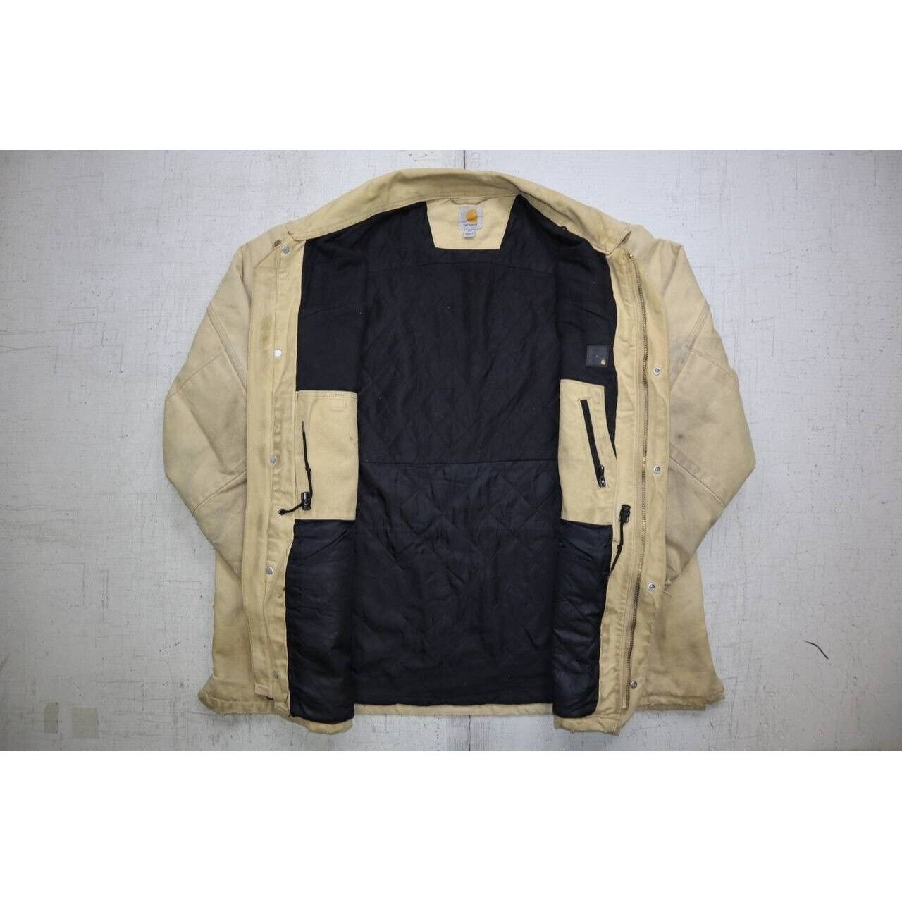 Carhartt Vintage Carhartt Jacket Quilted Lined Coat Distressed 2XL Size US XXL / EU 58 / 5 - 6 Thumbnail