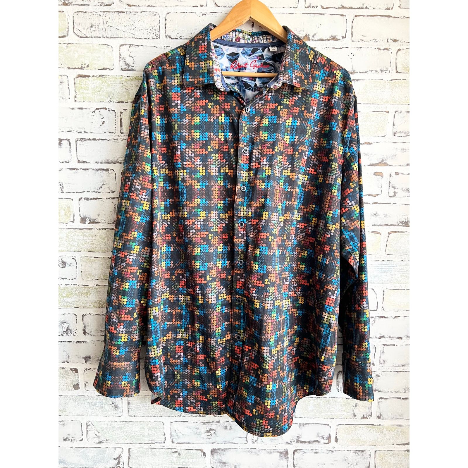 Robert Graham Robert Graham Multicolor Long Sleeve Button Up Shirt XXL Size US XXL / EU 58 / 5 - 1 Thumbnail