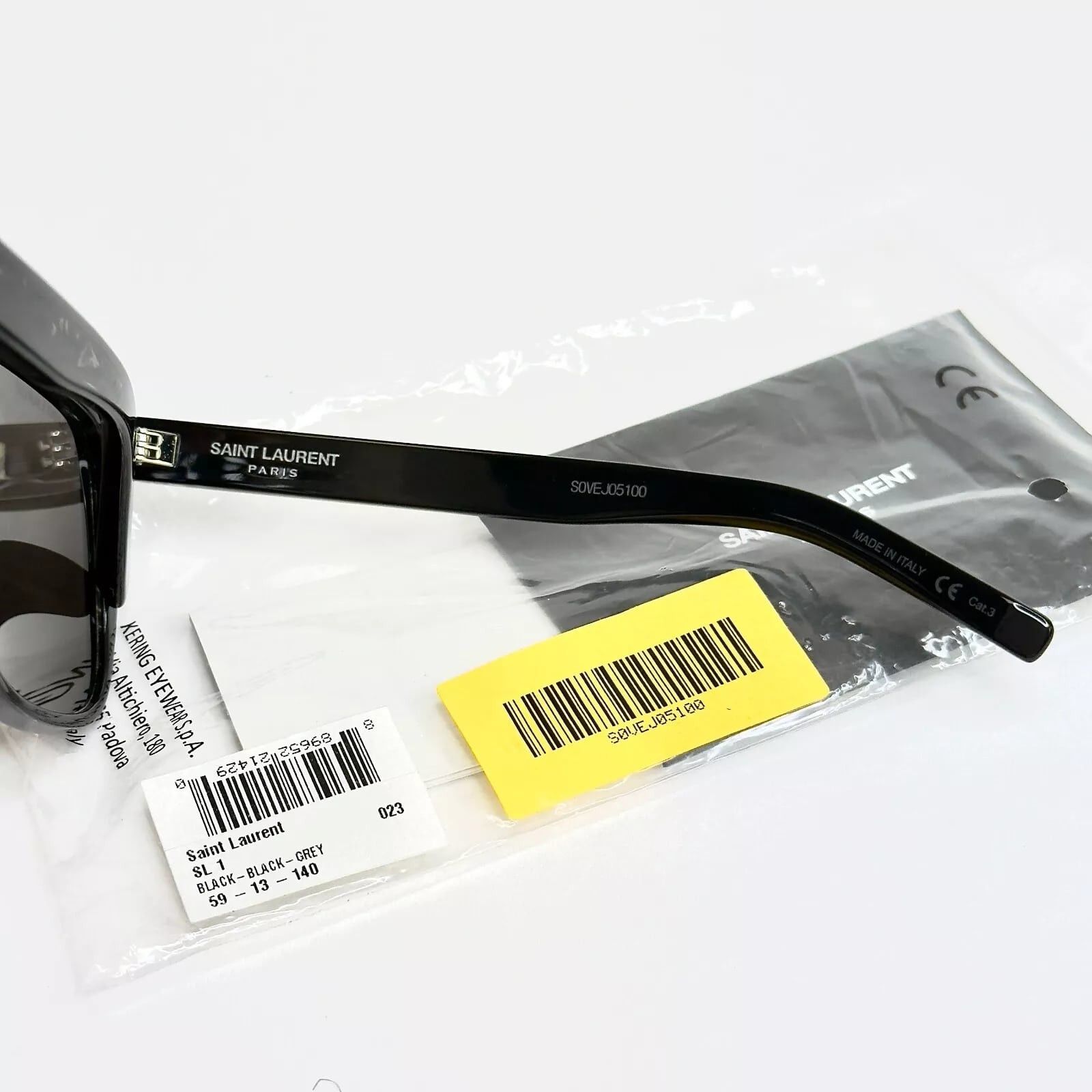 Yves Saint Laurent SAINT LAURENT SL1 23 Black Metal Star Stud Unisex Mask SL 1 Size ONE SIZE - 3 Thumbnail