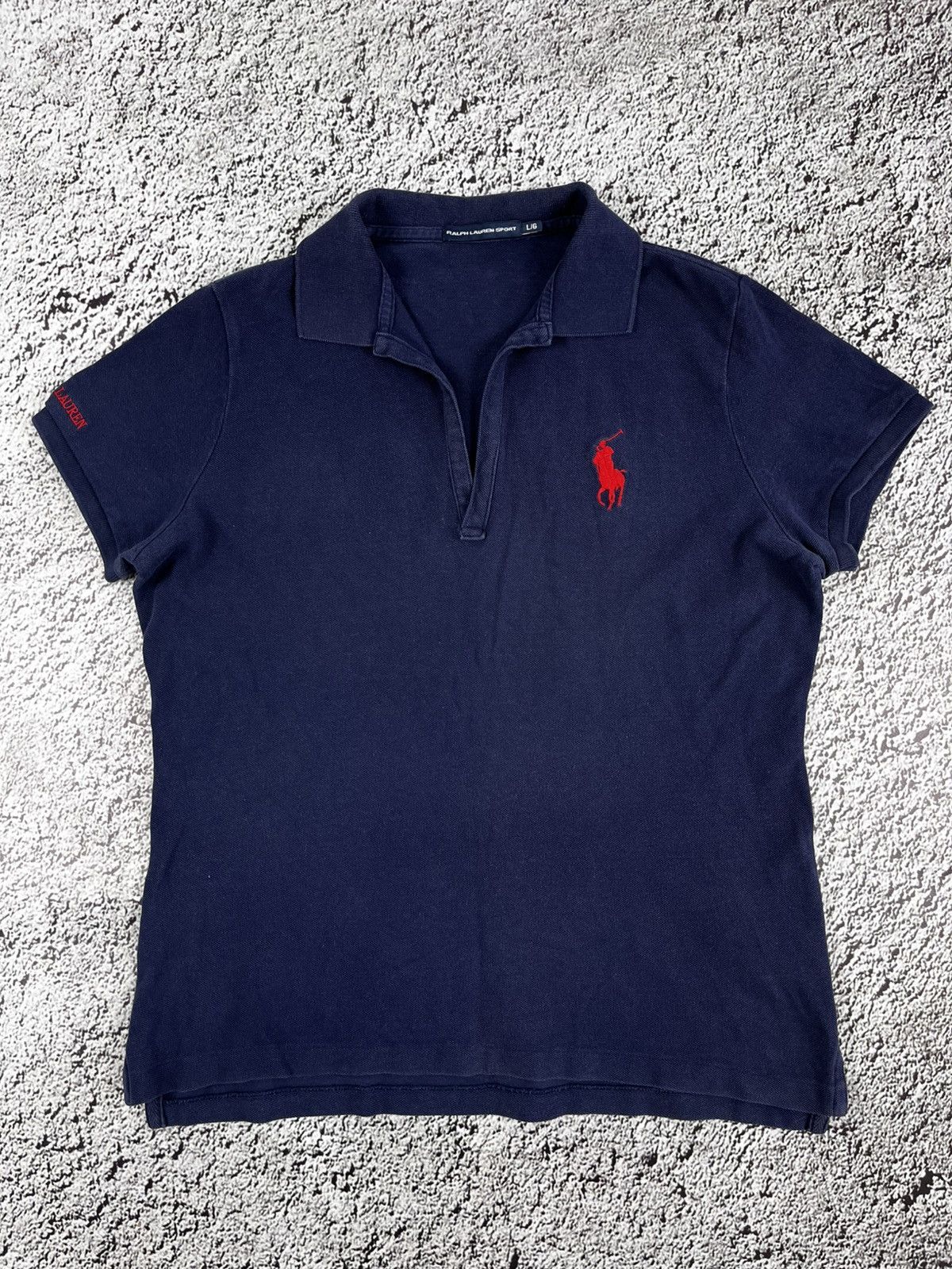 Vintage Y2K Ralph Lauren sport polos tee old money size L