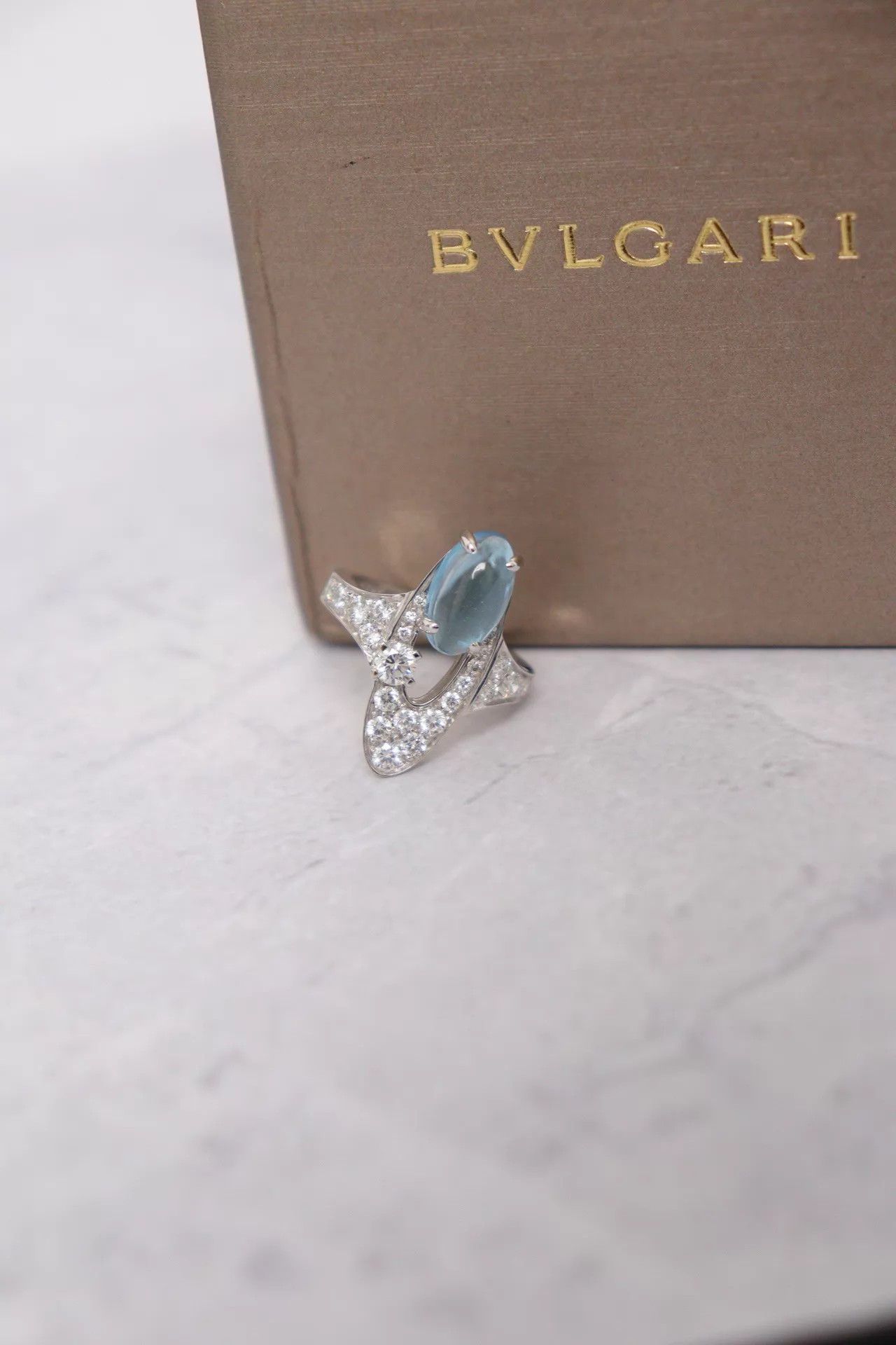Bvlgari Bvlgari Color Gemstone Topaz Ring with Box Size ONE SIZE - 6 Thumbnail