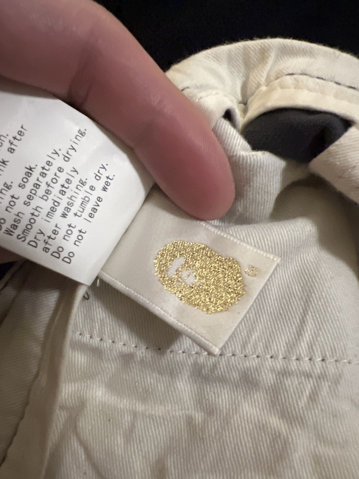Bape Ursus Bape 2011 grey denim jeans Size US 33 - 9 Thumbnail
