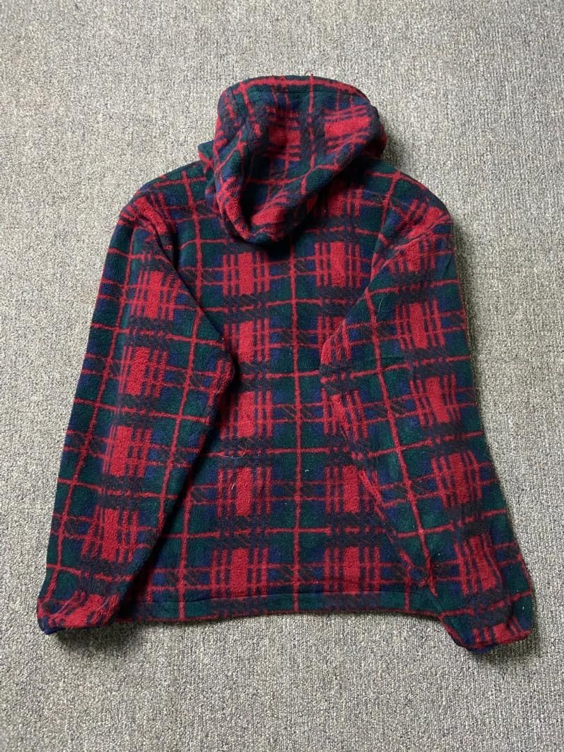 L.L. Bean L.L Bean Half Button Checkered Pullover Jacket (186) Size S / US 4 / IT 40 - 2 Thumbnail