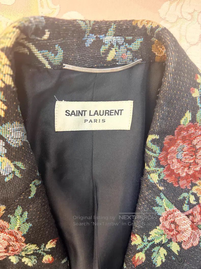 Saint Laurent Paris Saint Laurent Paris Floral Suit i Size US S / EU 44-46 / 1 - 4 Thumbnail