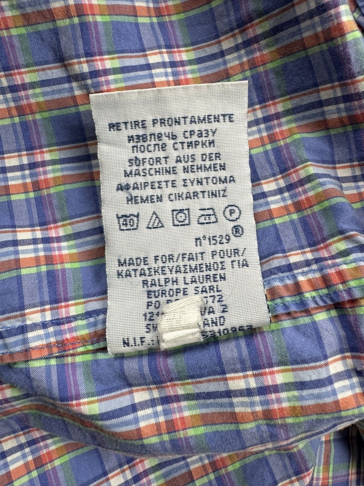 Polo Ralph Lauren × Vintage Vintage 90s Polo Ralph Lauren checked short sleeve shirt Size US L / EU 52-54 / 3 - 14 Thumbnail