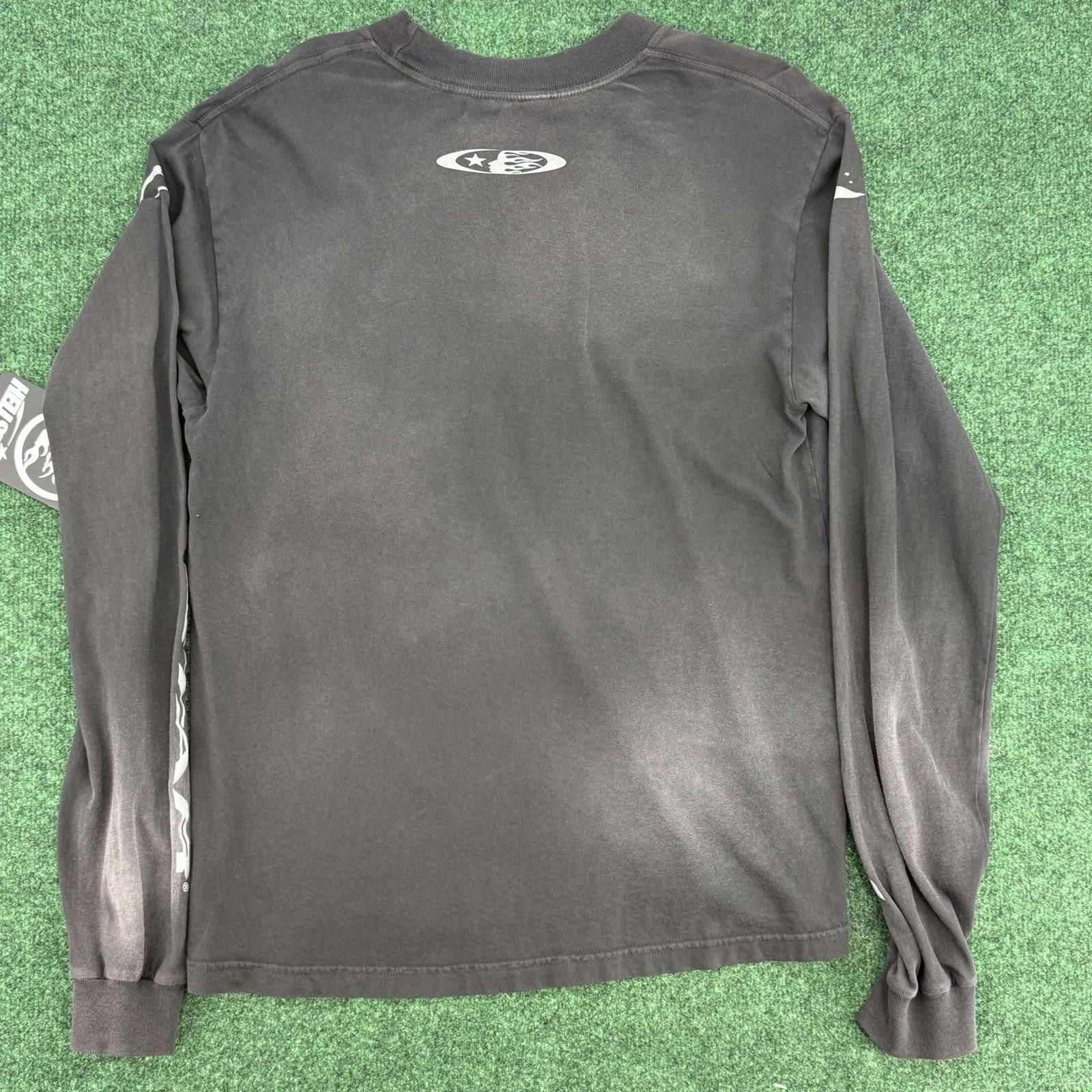 HELLSTAR Hellstar Cursive Black Logo Longsleeve XS New Size US XS / EU 42 / 0 - 11 Thumbnail