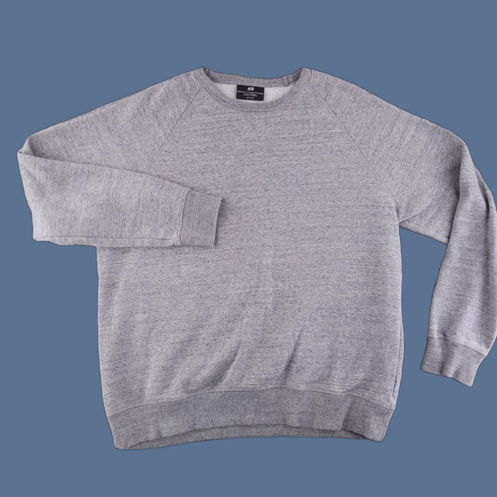 H&M H&M Sweatshirt Mens Large Gray Crewneck Pullover Heather Shirt Mens L Gray Pullover 90s? Size US L / EU 52-54 / 3 - 1 Thumbnail