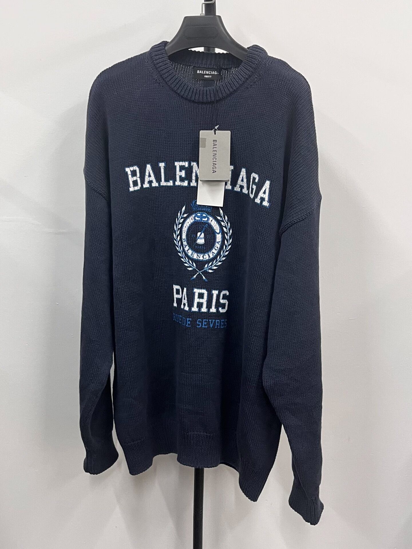 Balenciaga Balenciaga SS22 Logo Crewneck Sweater Size US S / EU 44-46 / 1 - 1 Thumbnail