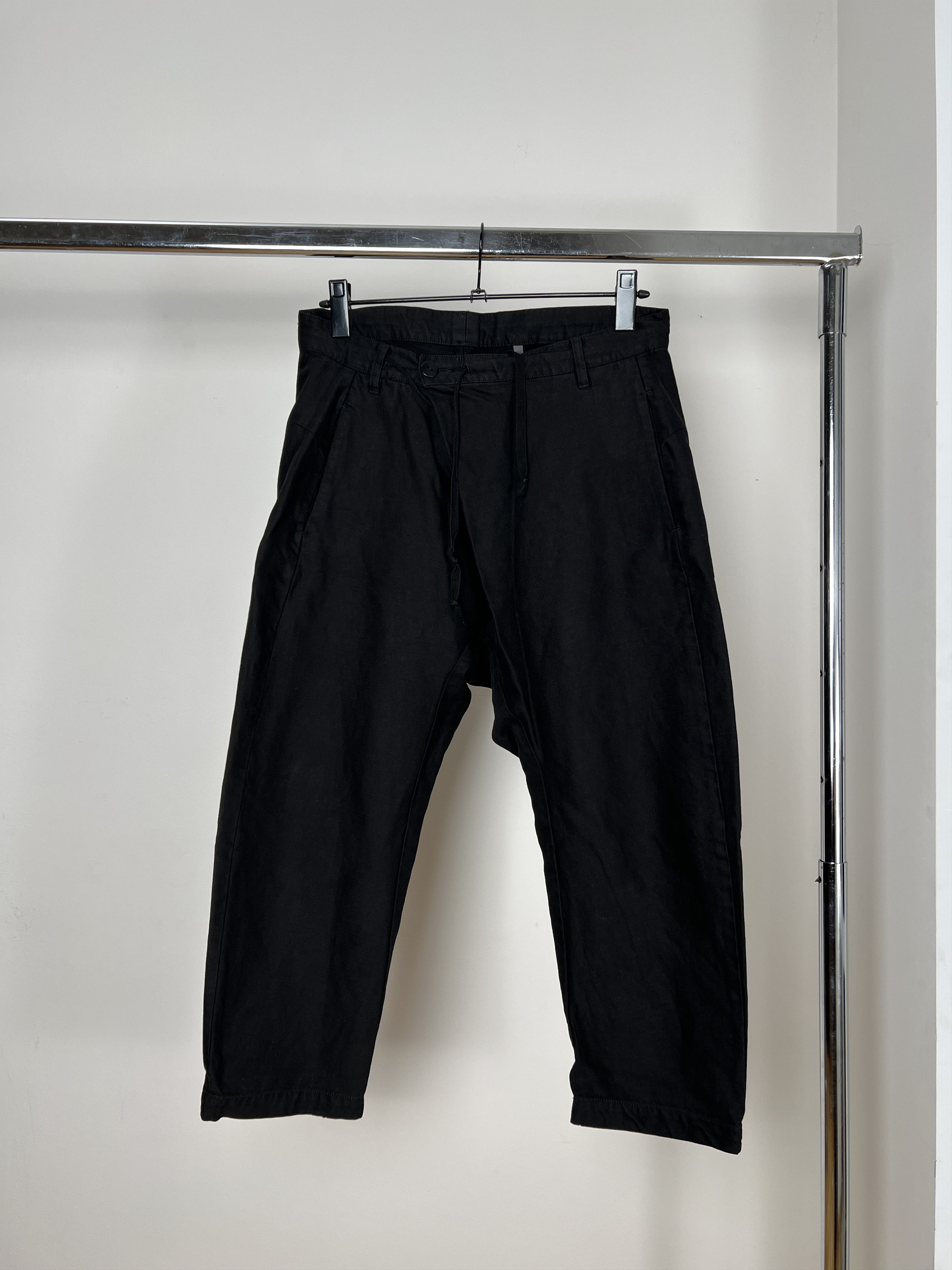 Kazuyuki Kumagai Attachment Kazuyuki Kumagai Attachment Cropped Abstract Pants Size US 31 - 7 Thumbnail