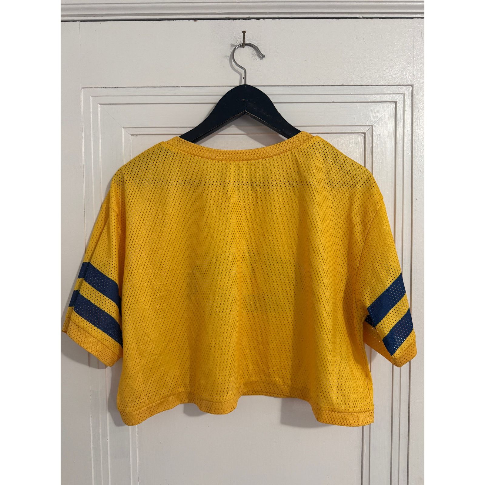 NCAA NWT West Virginia Mountaineers Cropped Jersey Women's Size M Size M / US 6-8 / IT 42-44 - 8 Thumbnail