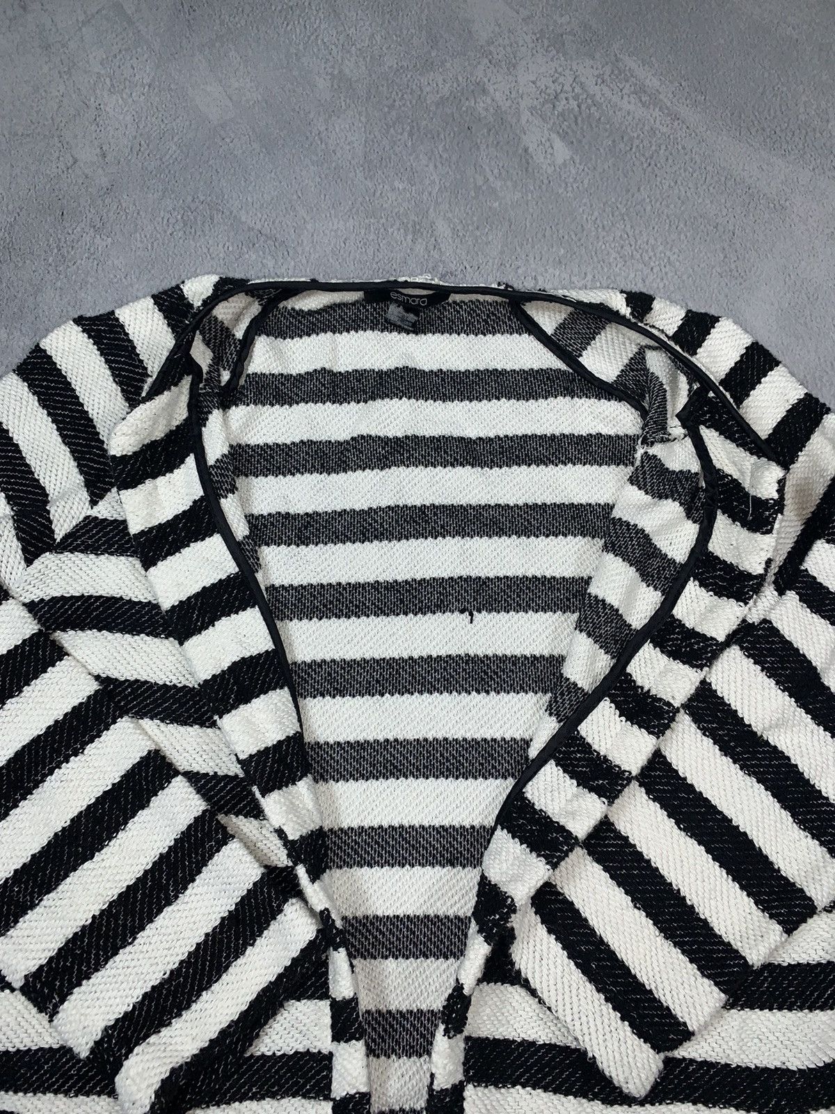 Japanese Brand × Vintage Vintage Y2KJapanese striped cardigan sweater oldmoney size L Size L / US 10 / IT 46 - 5 Thumbnail