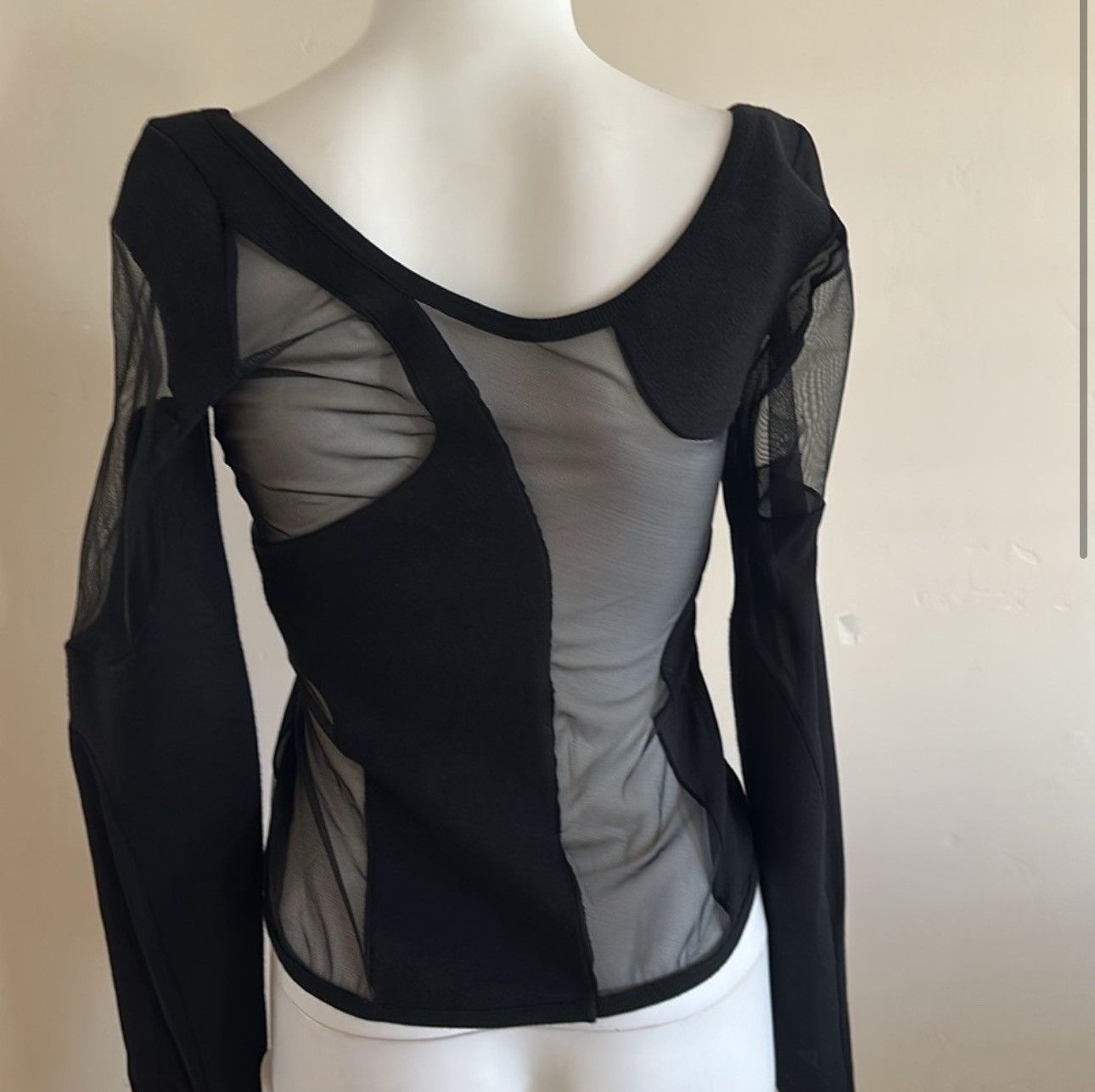 Alexander McQueen Archive Alexander McQueen Fall 2004 Mesh Panel Top Size M / US 6-8 / IT 42-44 - 3 Thumbnail