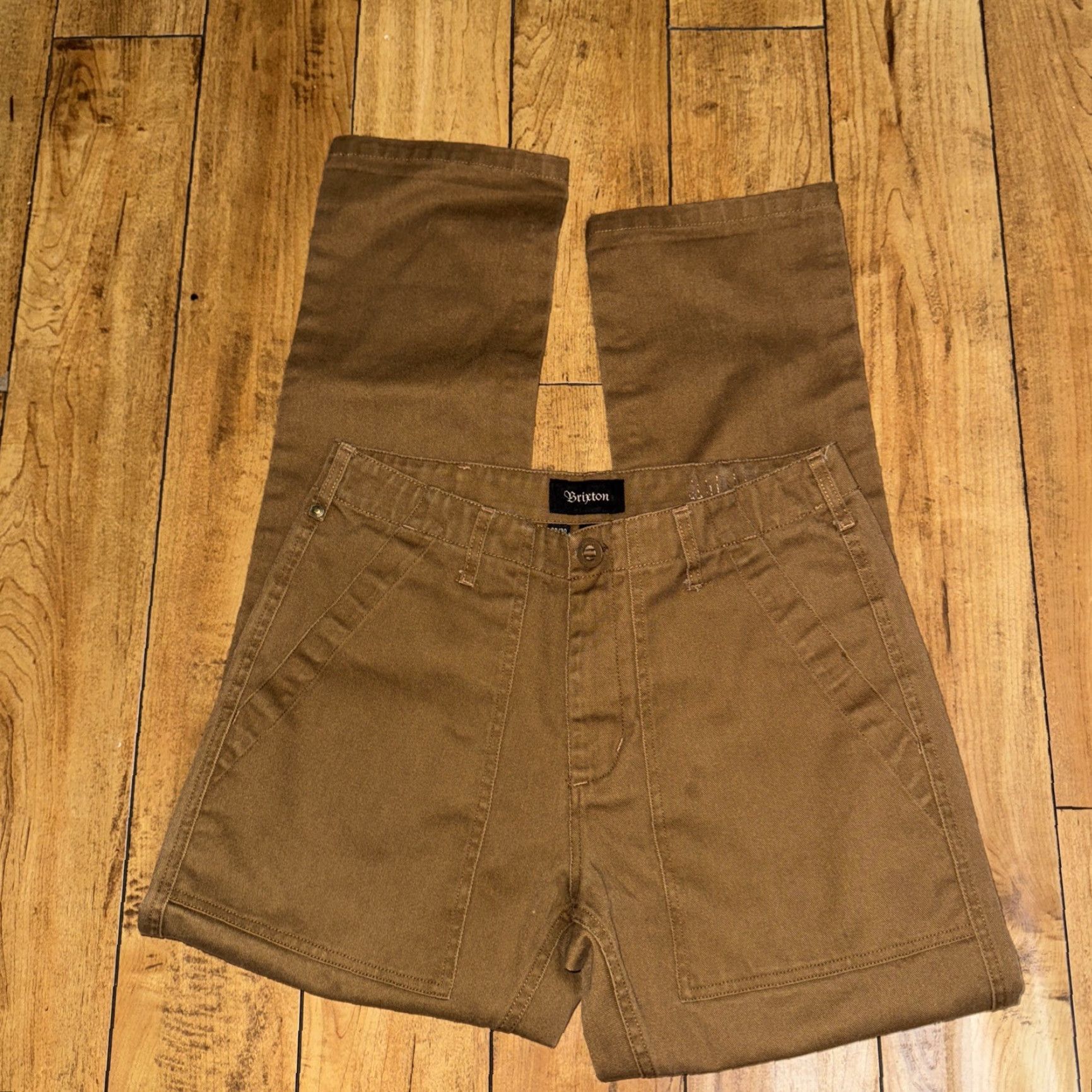 Brixton Brixton Canvas Utility Pants Brown 30x30 Size US 30 / EU 46 - 3 Thumbnail