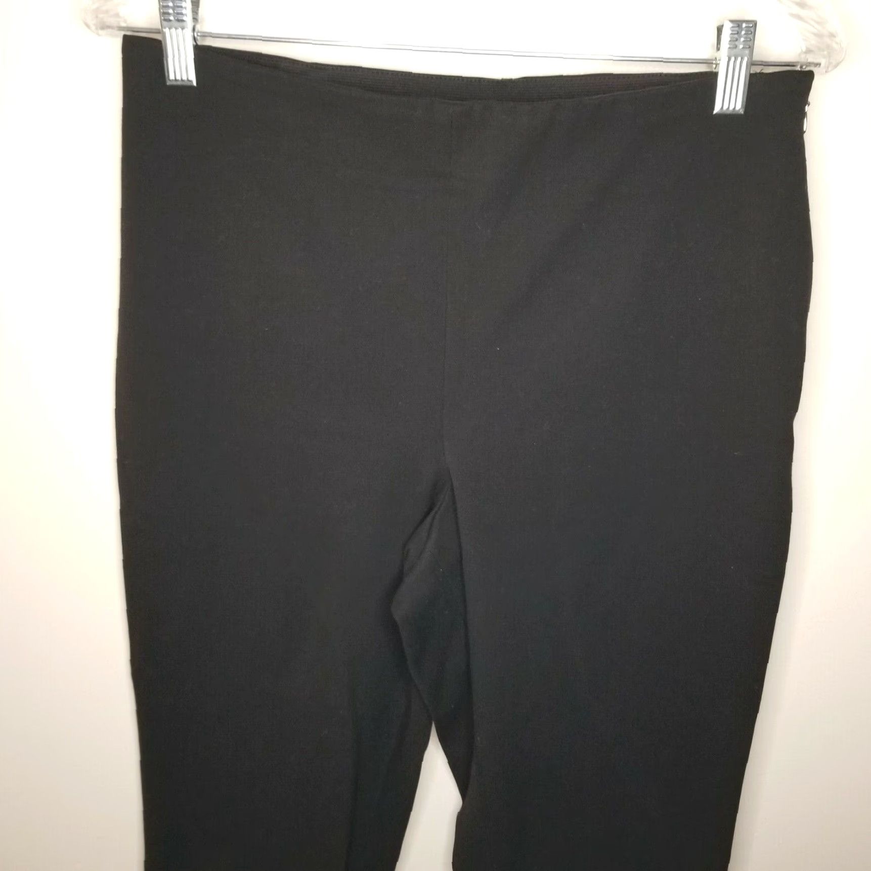 H&M H&M Womens Dress Pants Zip Black Size 10 Women Size 32" / US 10 / IT 46 - 2 Thumbnail