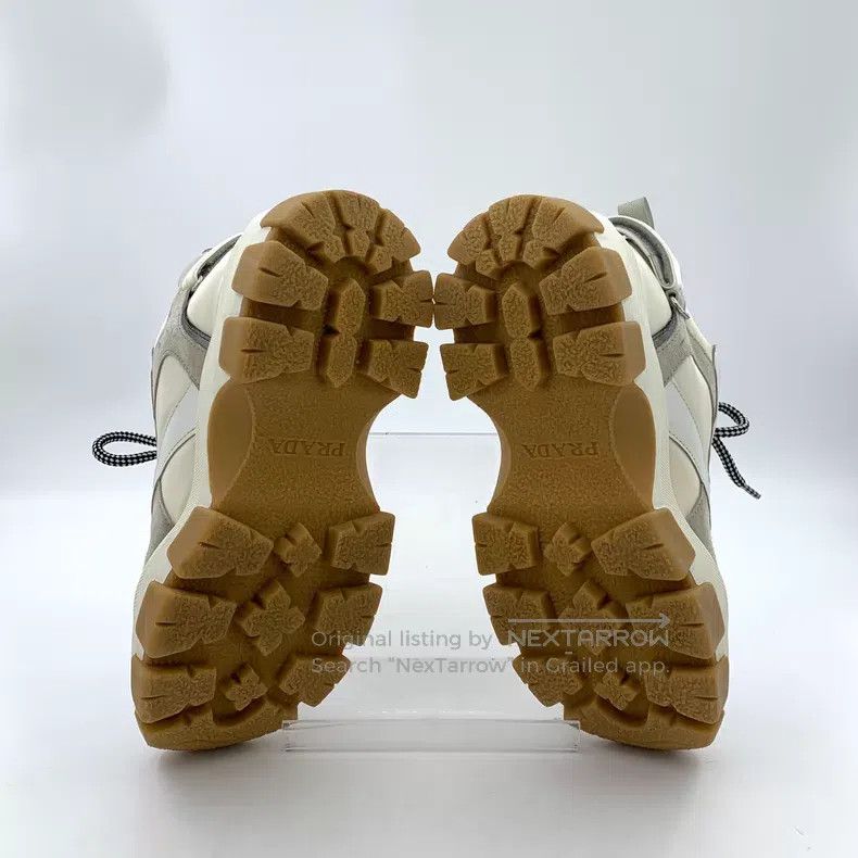 Prada Prada Colour-matched logo thick-soled lace-up casual shoes Size US 7 / IT 37 - 5 Thumbnail