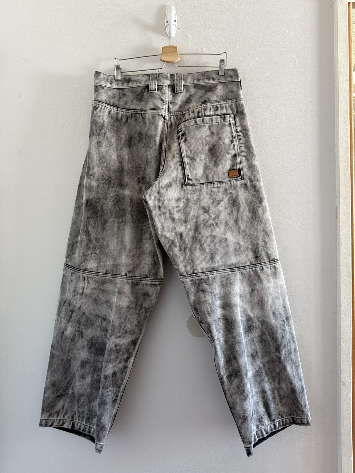 Alexander Wang Alexander Wang Leather Dye Denim Cargo Jean Pants Balenciaga Size US 36 / EU 52 - 18 Thumbnail
