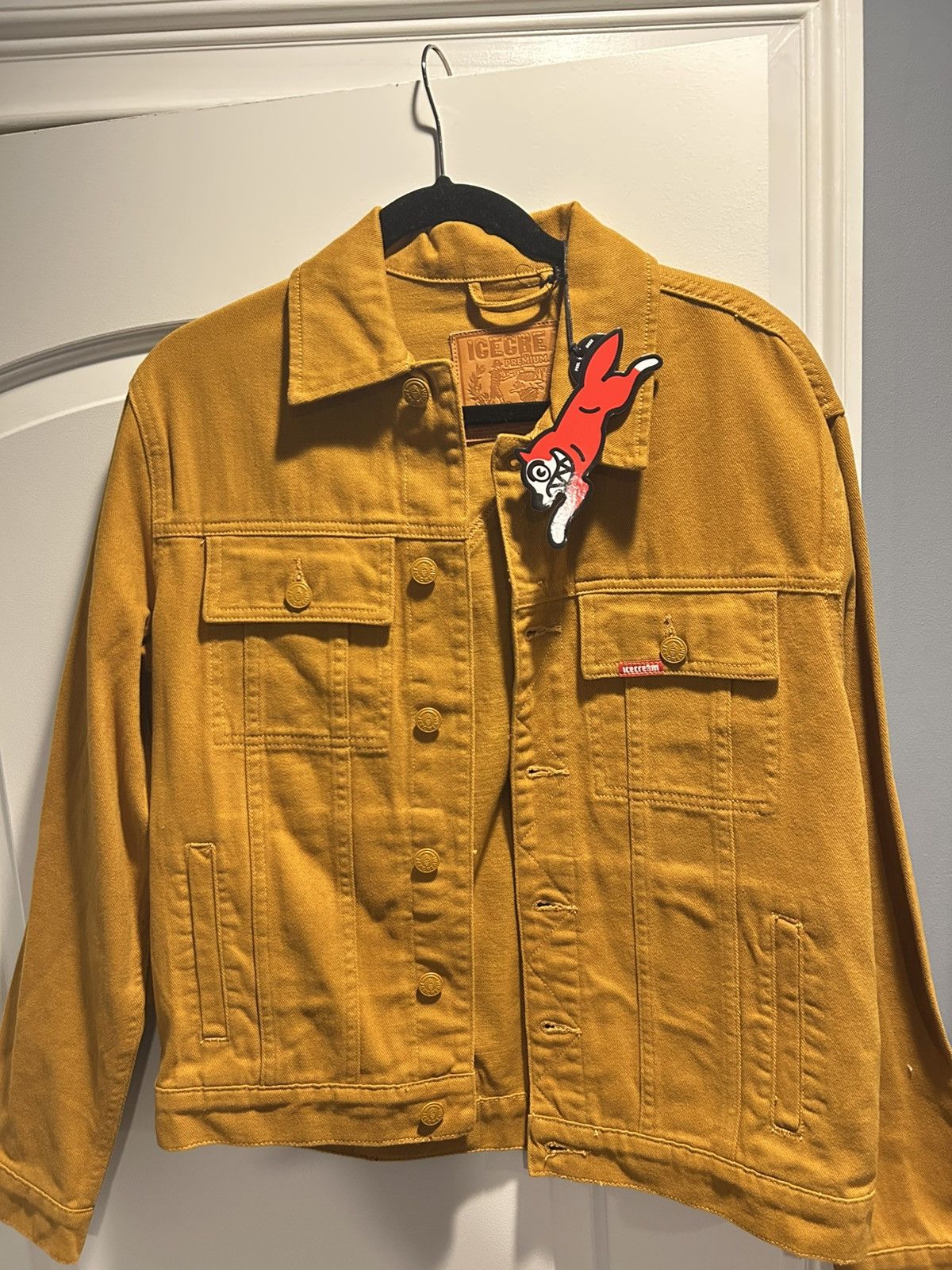 Billionaire Boys Club Mustard BBC Denim Jacket Size US S / EU 44-46 / 1 - 1 Thumbnail