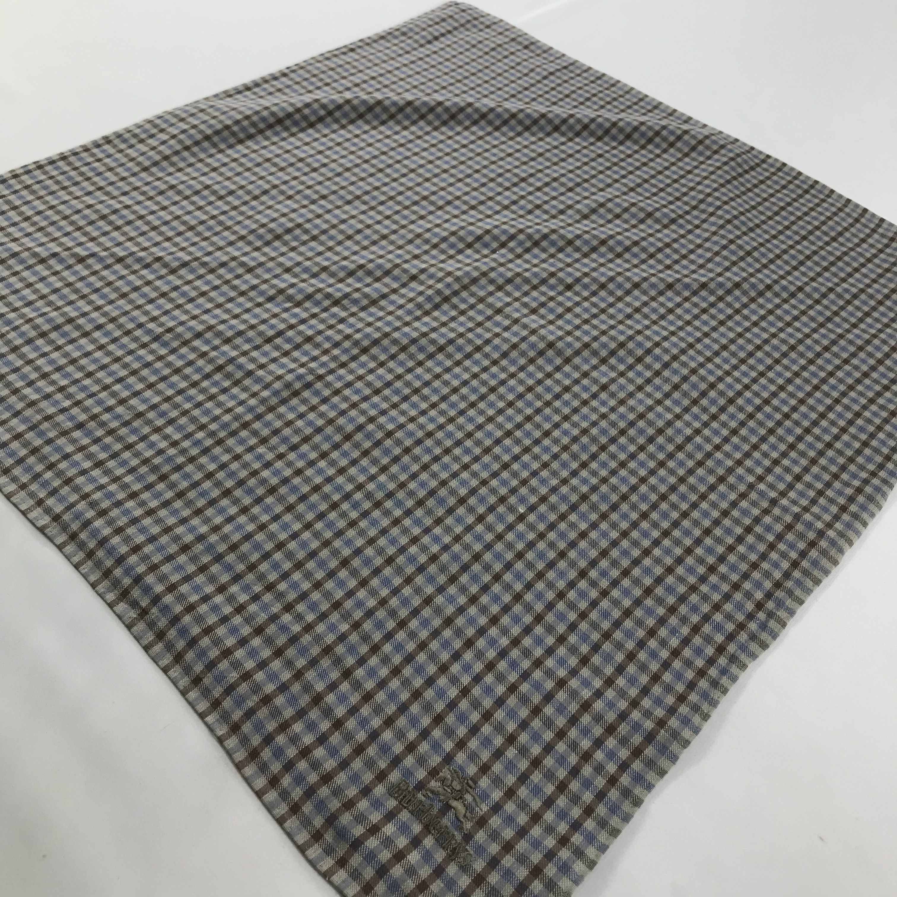 Burberry × Vintage Burberry Bandana / Handkerchief / Neckerchief - S1354 Size ONE SIZE - 2 Thumbnail