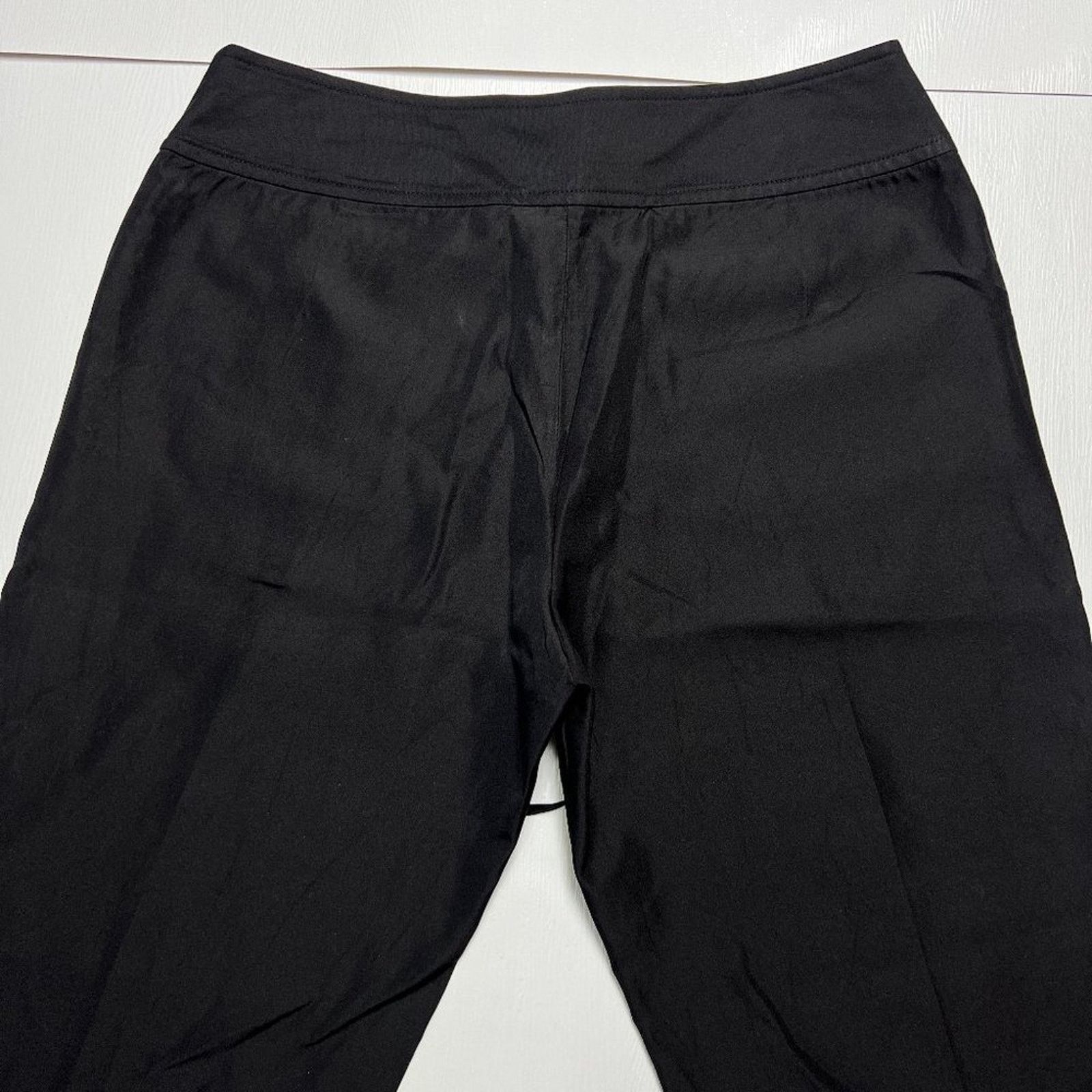 Other Gay Giano Silk Drawstring Trousers Black EU40 US28 Size 28" / US 6 / IT 42 - 5 Thumbnail