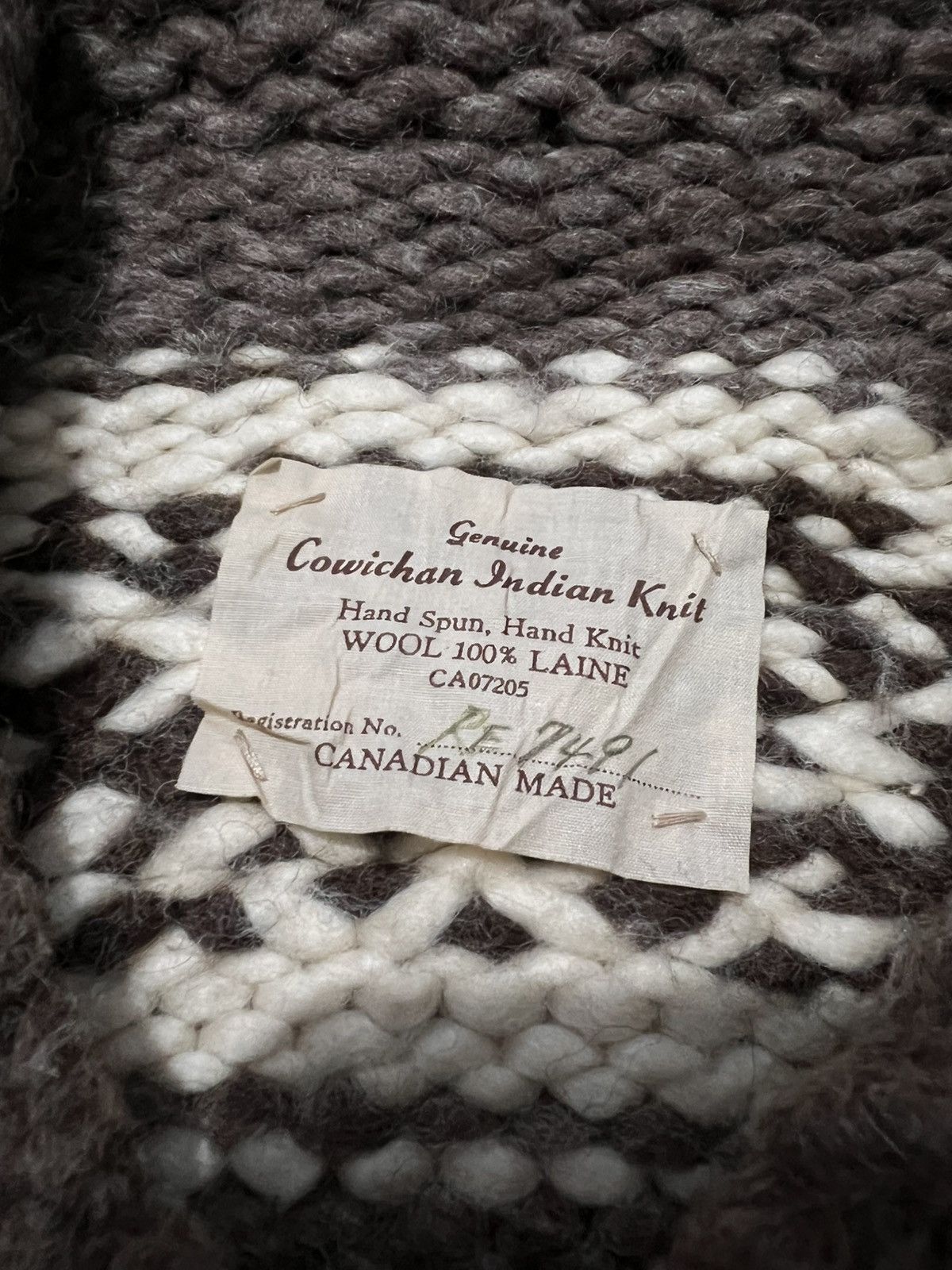 Vintage 80s Cowichan Knit Sweater Size US L / EU 52-54 / 3 - 4 Thumbnail