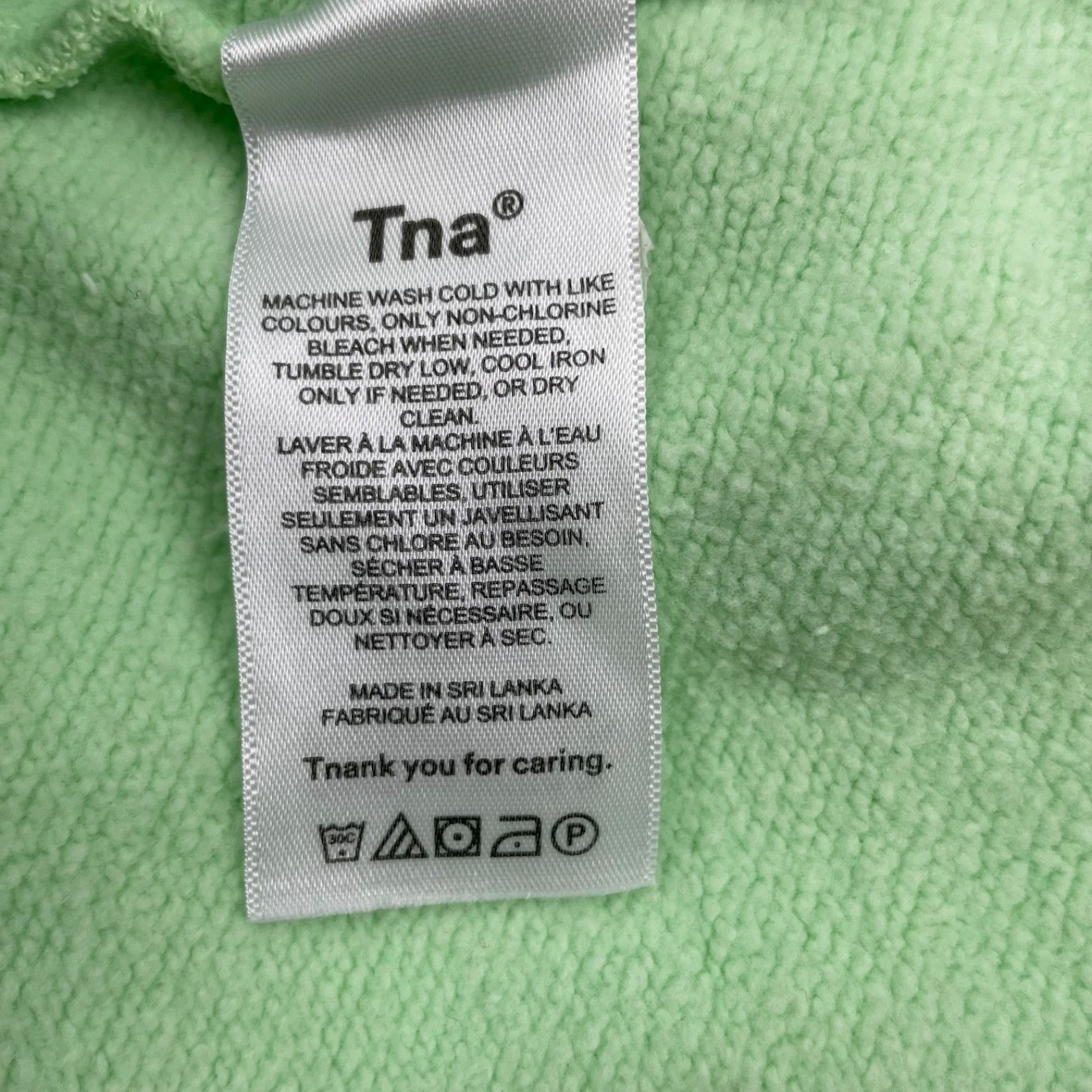 TNA Tna Men's Extra Fleece Crewneck Pullover Sweatshirt Green • Size US L / EU 52-54 / 3 - 5 Thumbnail