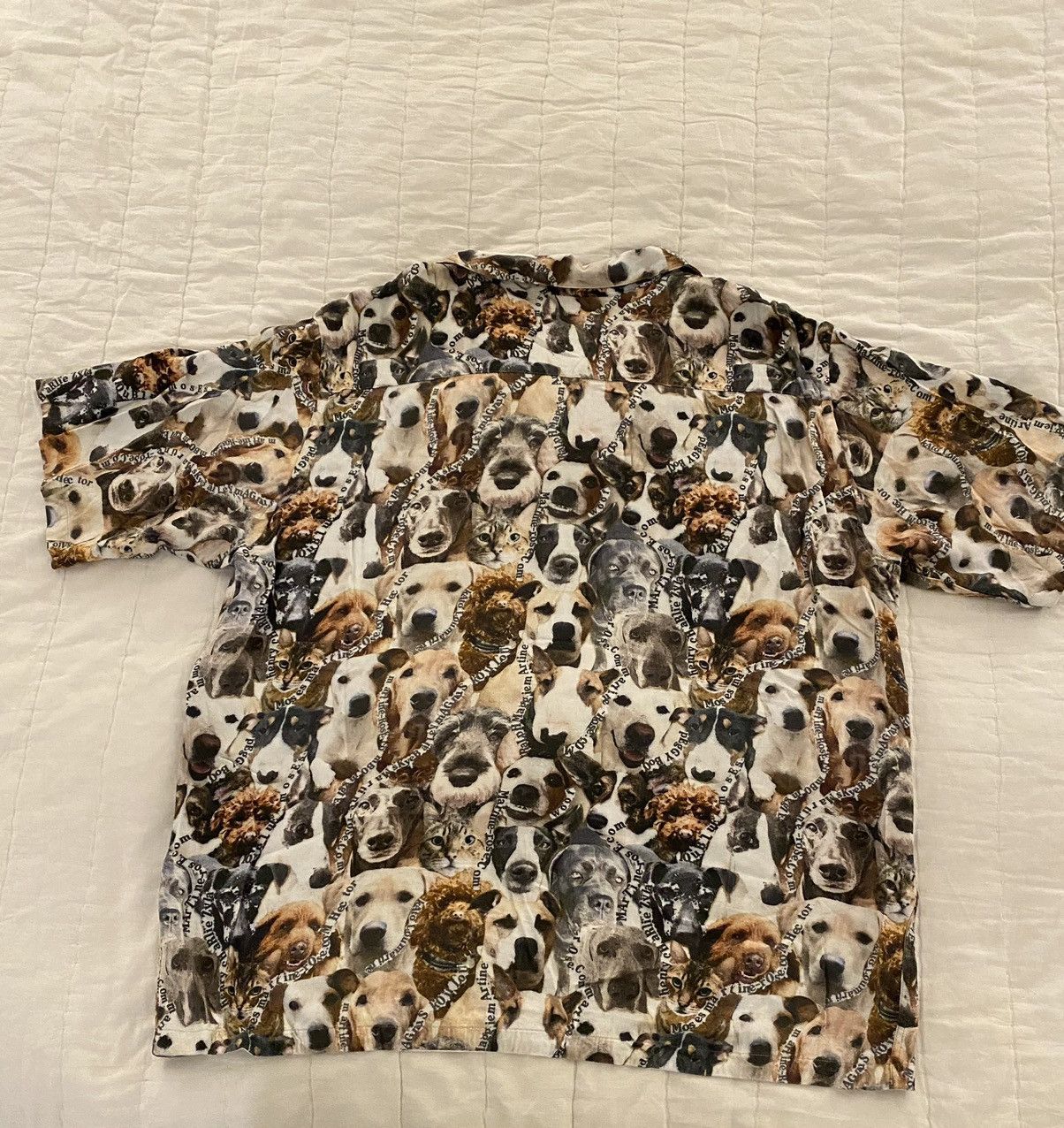 Martine Rose Martine Rose Dog Print Hawaiian Shirt XL Size US XL / EU 56 / 4 - 15 Thumbnail