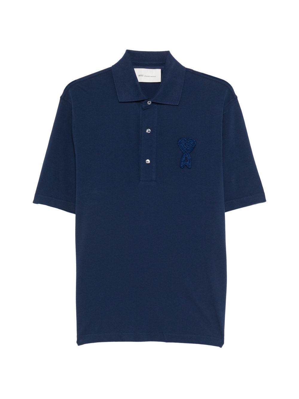 AMI AMI DE COUER COTTON POLO SHIRT Size L / US 10 / IT 46 - 1 Thumbnail
