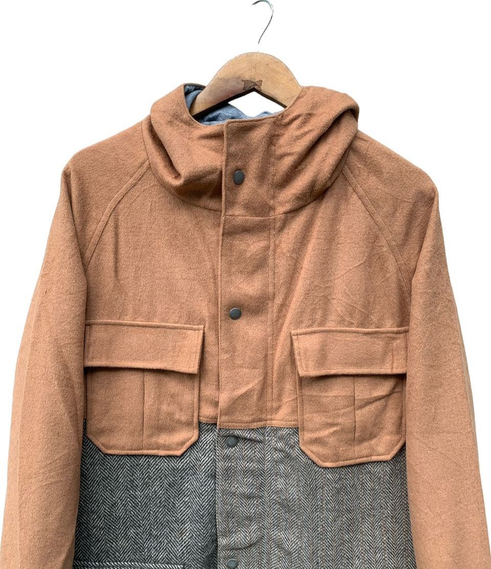 Harris Tweed Vintage Harris Tweed Hoodie Zipper Button Jacket Size US M / EU 48-50 / 2 - 4 Thumbnail