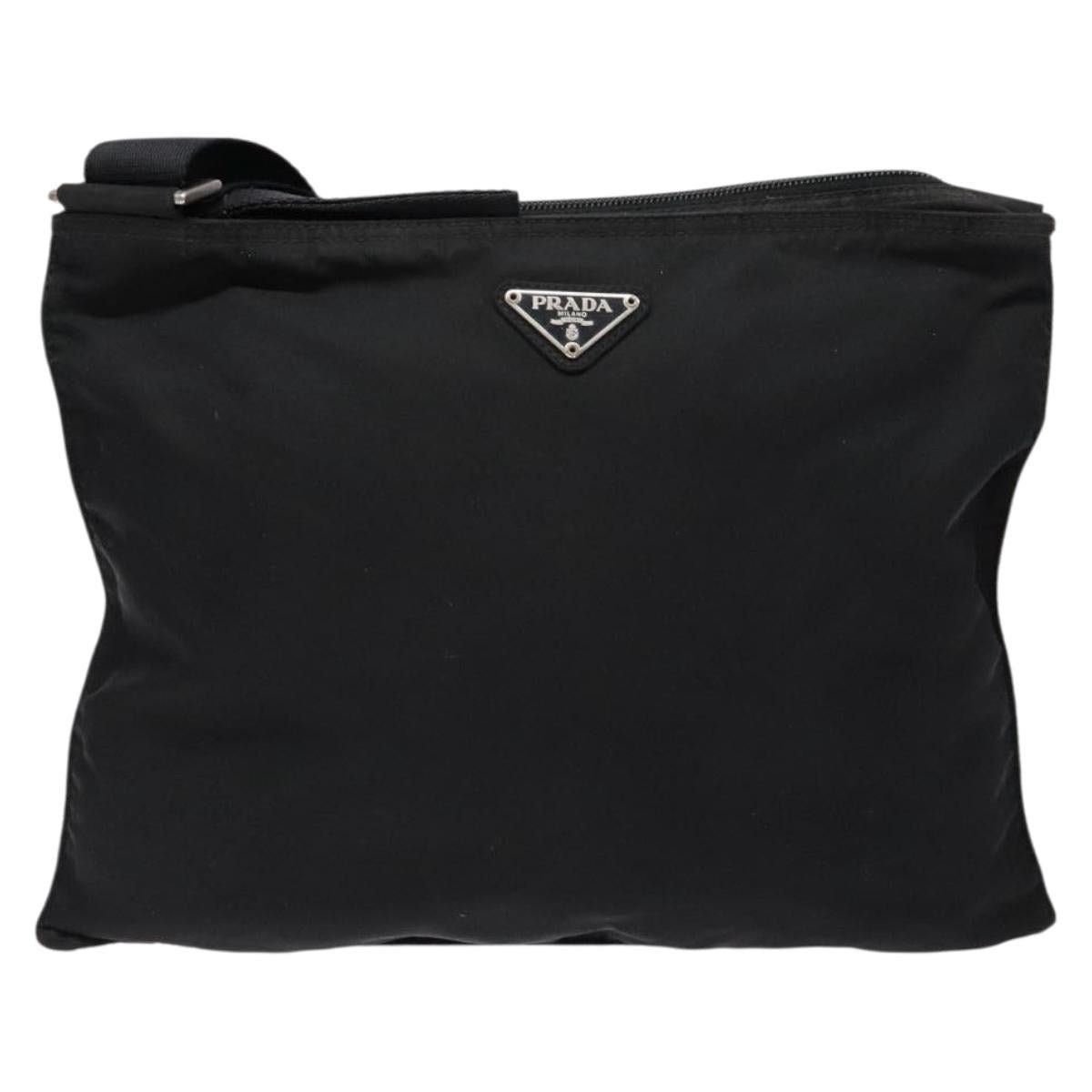Prada PRADA Shoulder Bag Nylon Black Silver Size ONE SIZE - 2 Thumbnail