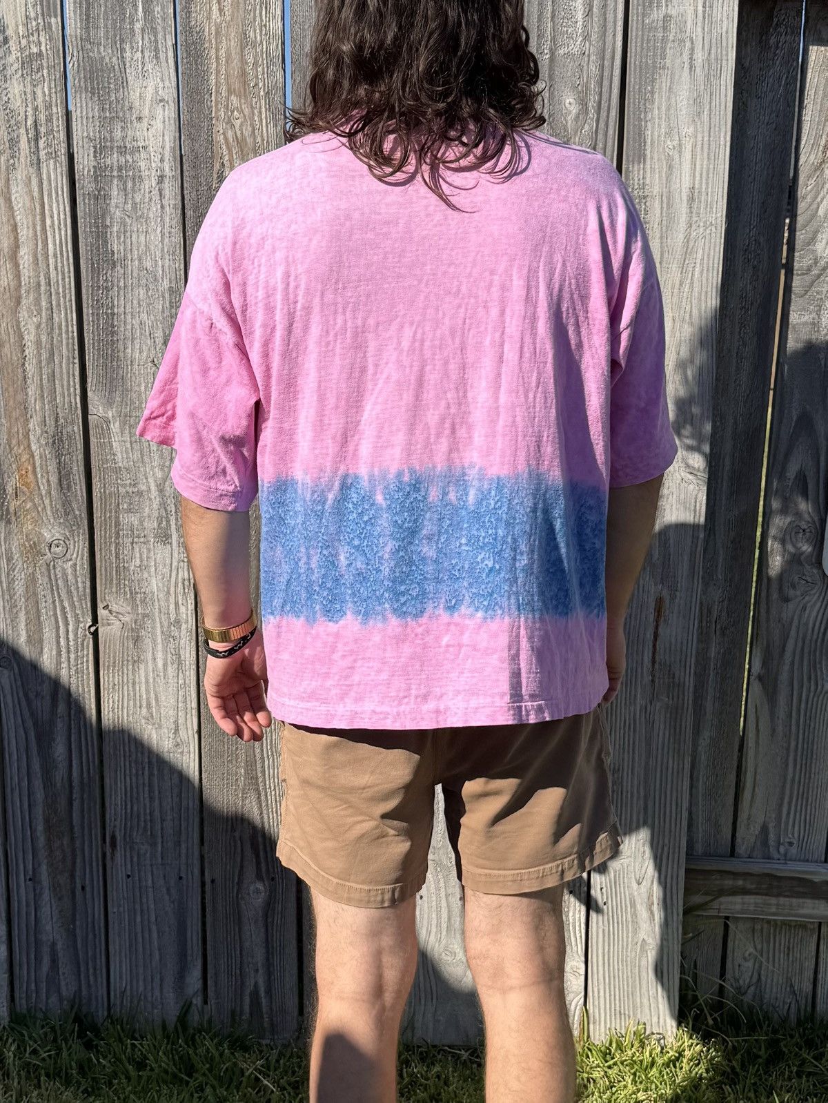 Vintage Vintage 90s Acid Wash Oversized Pink Shirt Pro Spirit XL Size US XL / EU 56 / 4 - 2 Thumbnail